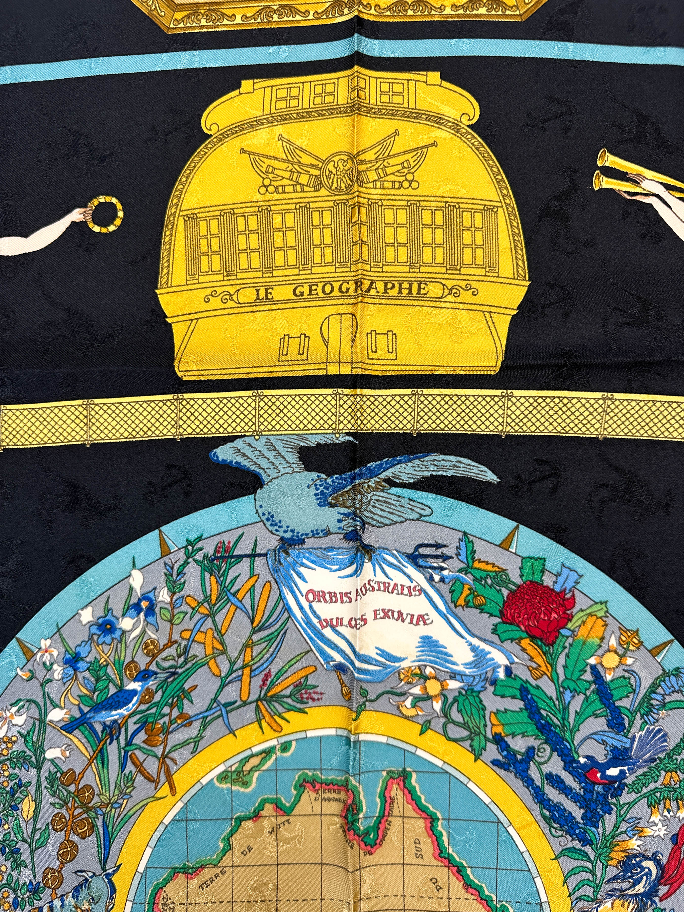 Hermès Le Géographe Jacquard 90