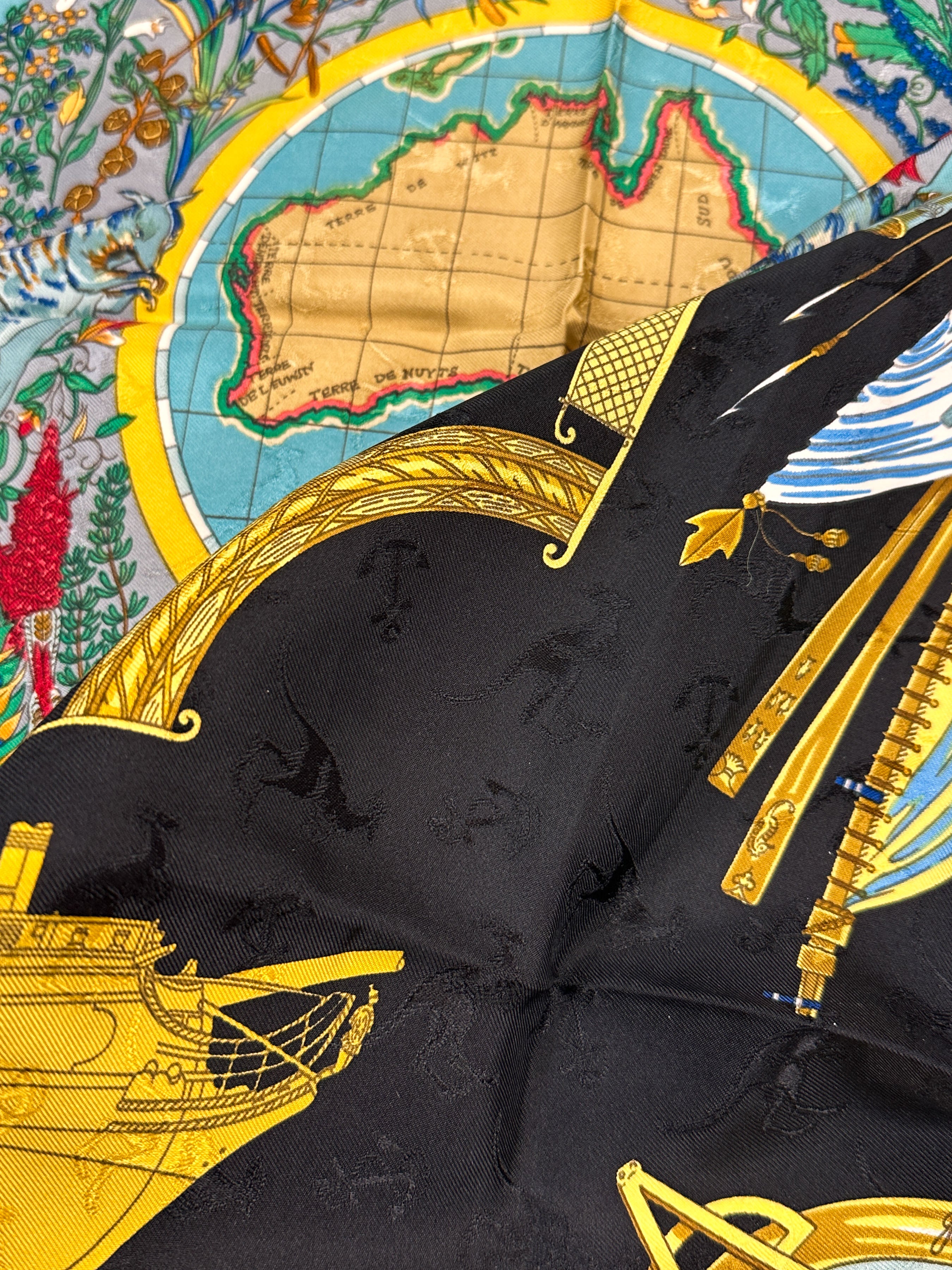 Hermès Le Géographe Jacquard 90