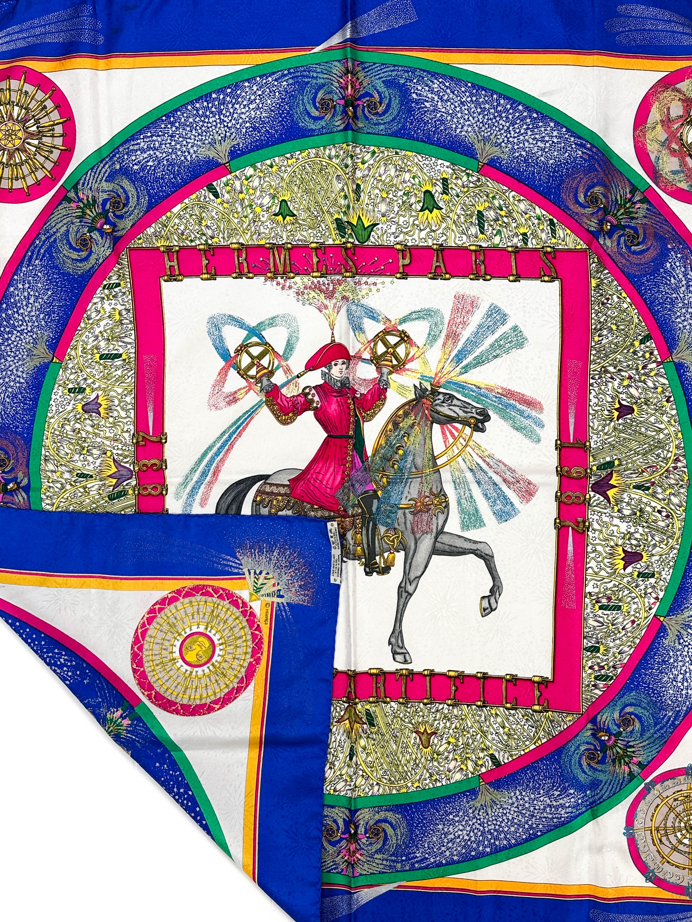 Hermès Feux d'Artifice Jacquard 90