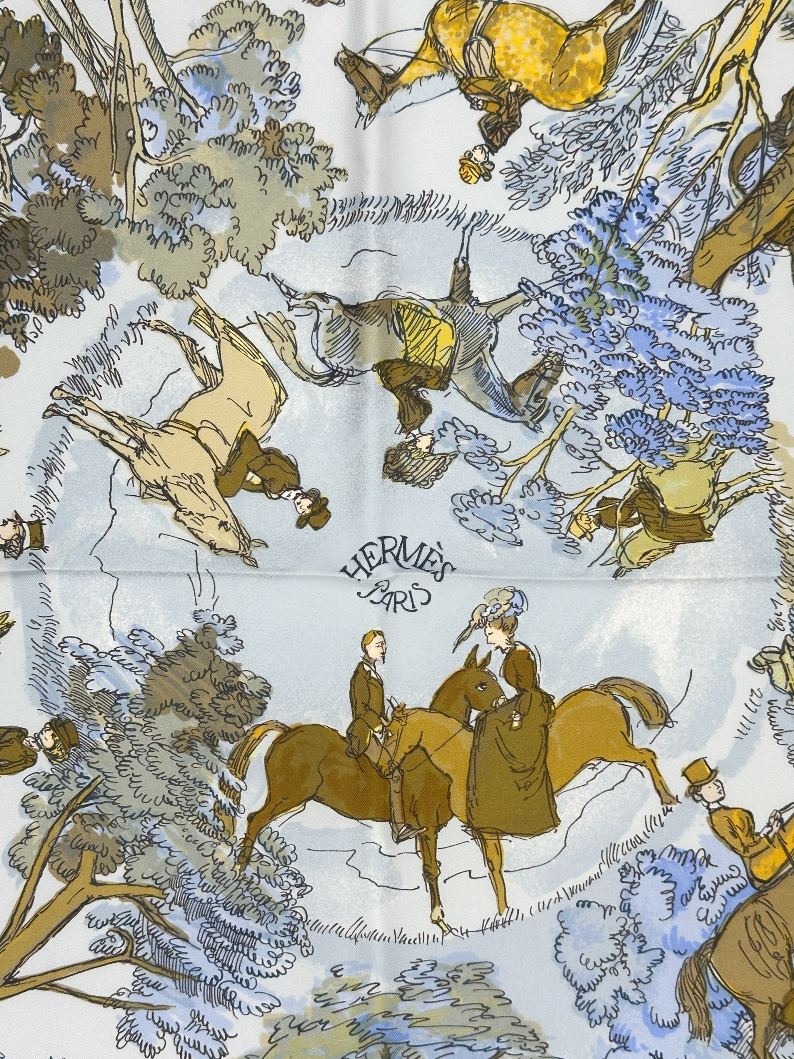 Hermès Les Amazones II 90