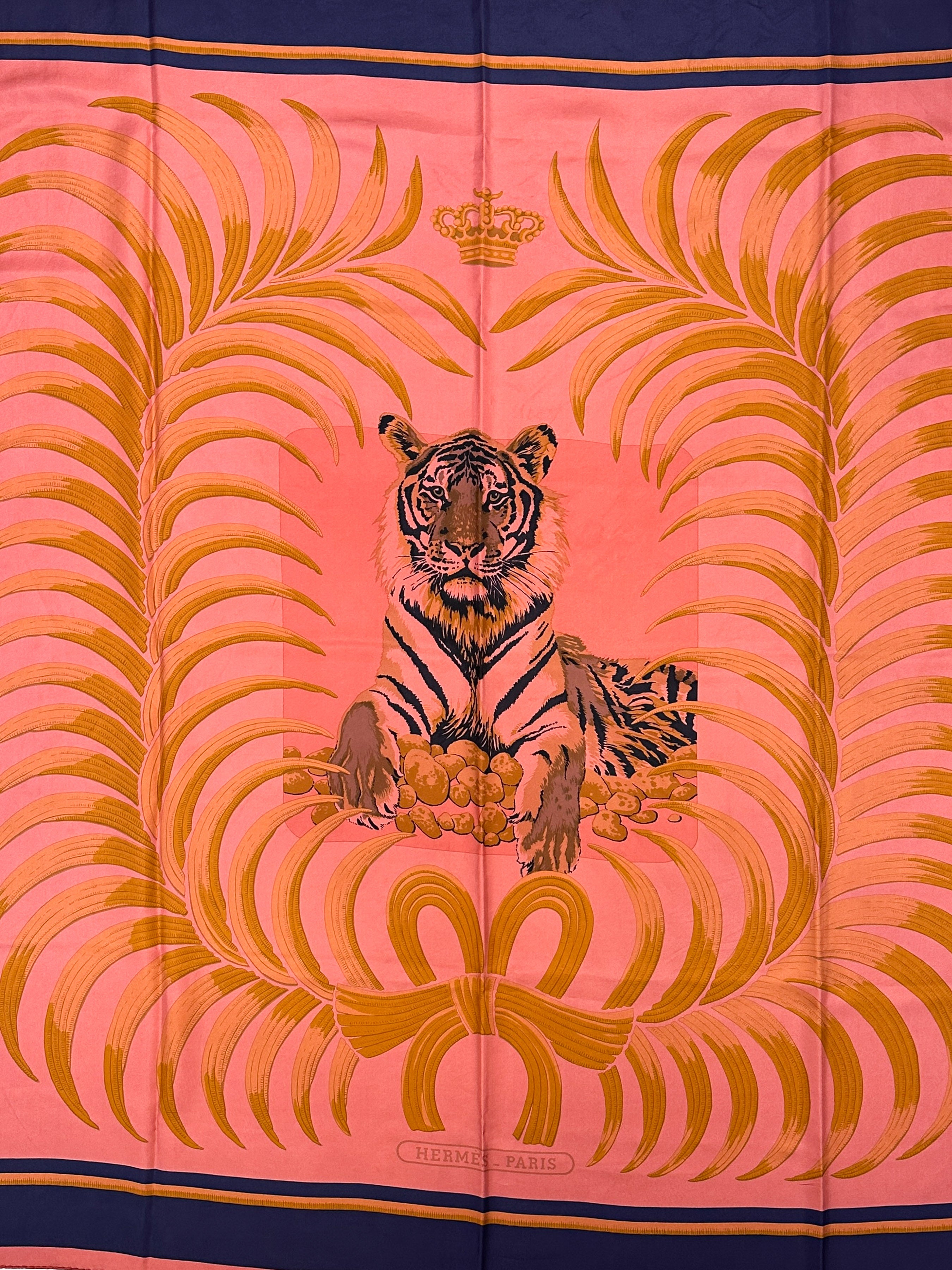 Hermès Tigre Royal Dip-Dye Silk 140