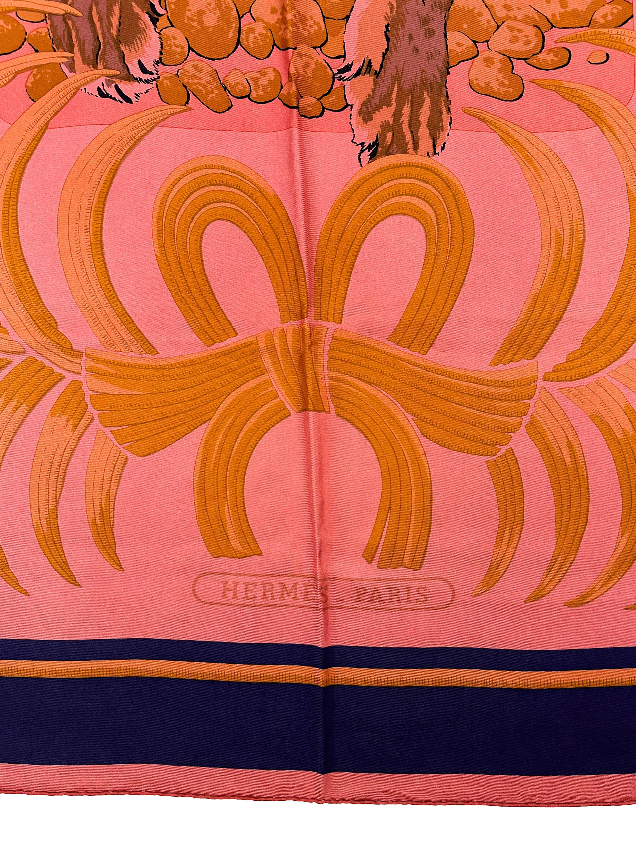 Hermès Tigre Royal Dip-Dye Silk 140