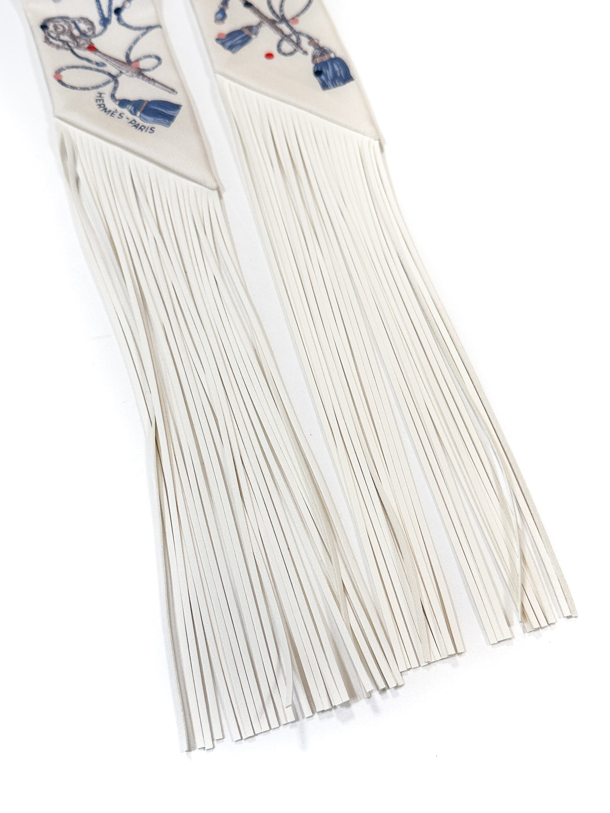 Hermès Les Cles au Pois Fringe Twilly