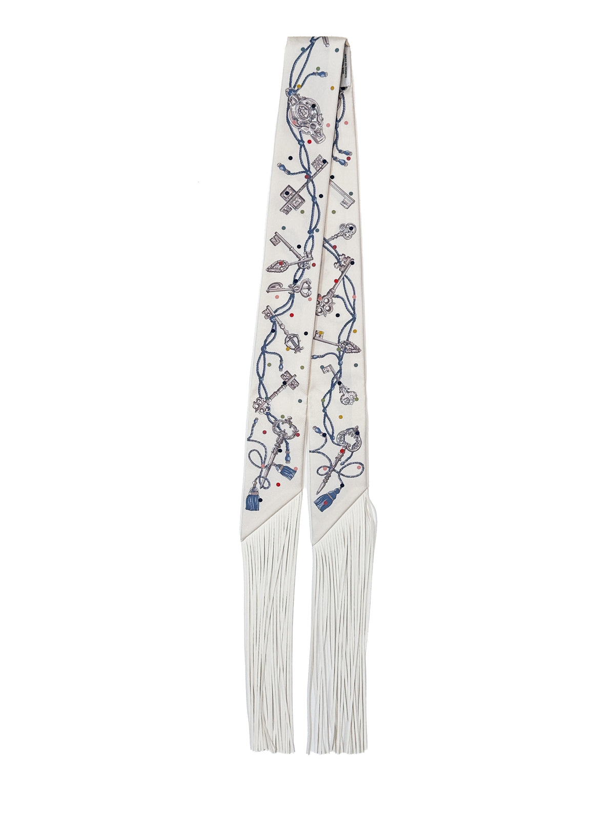 Hermès Les Cles au Pois Fringe Twilly