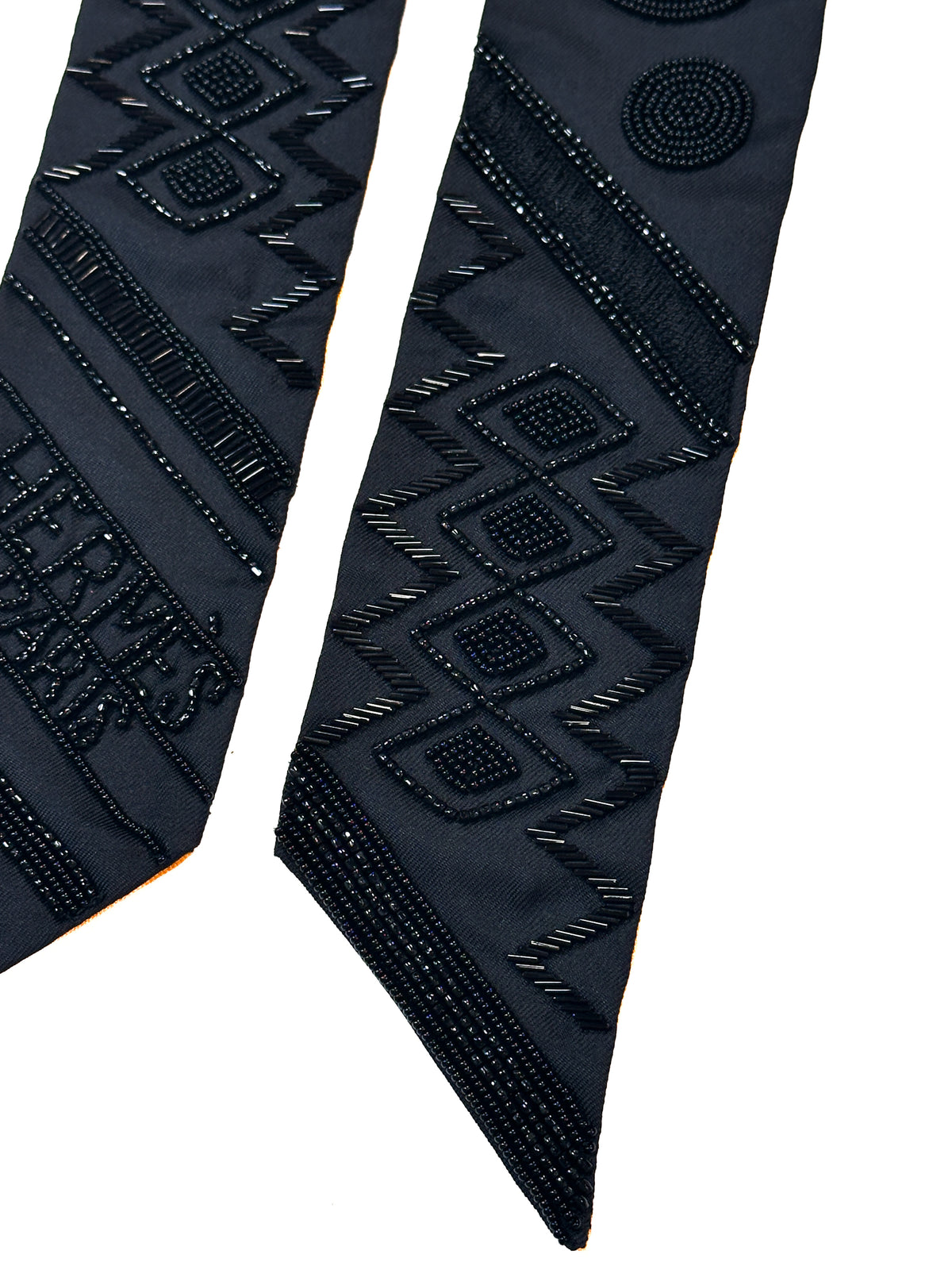 Hermès Exceptional Beaded Précieux Art Deco Twilly