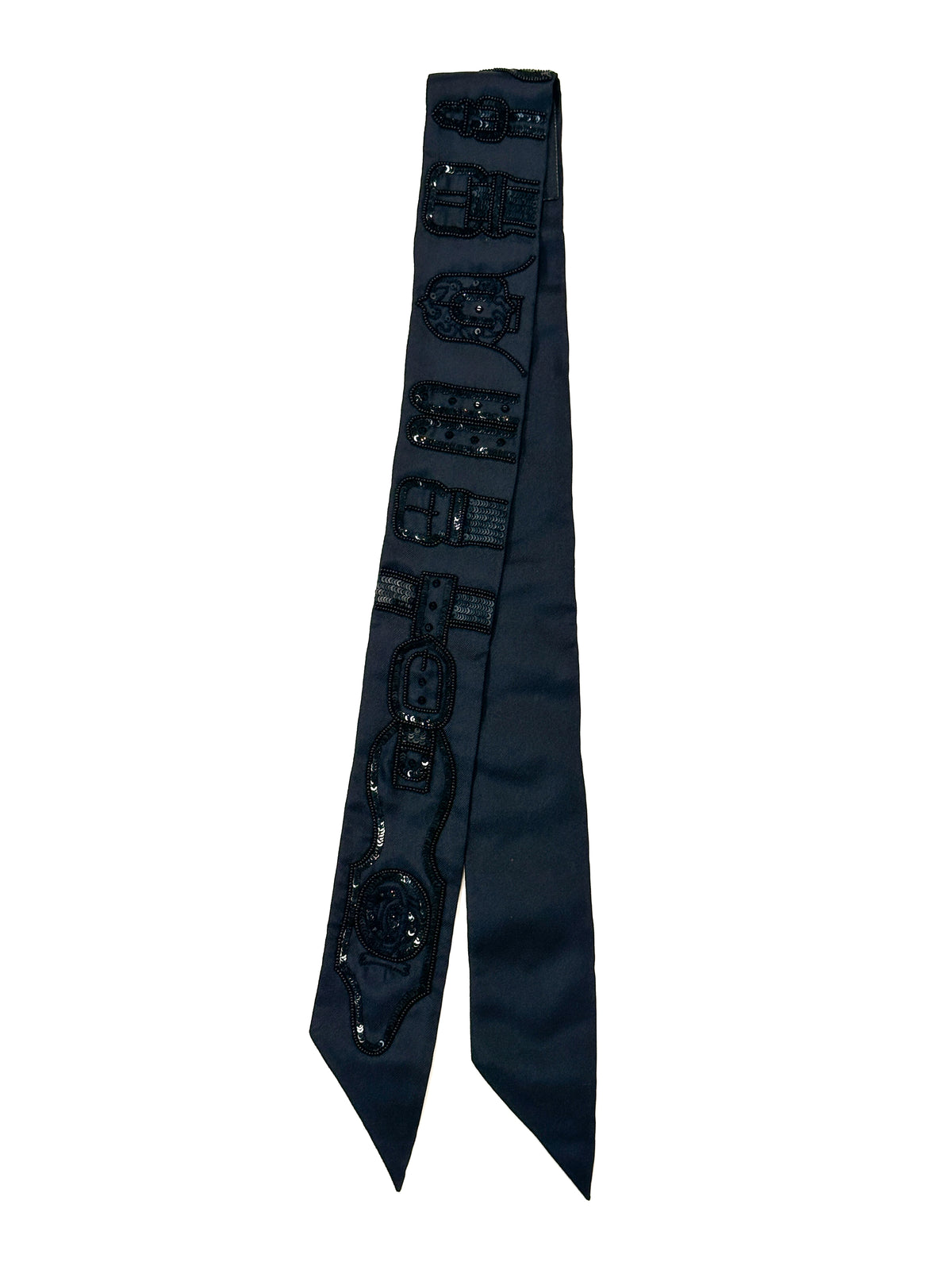 Hermès Harnais des Présidents Exceptional Beaded Twilly