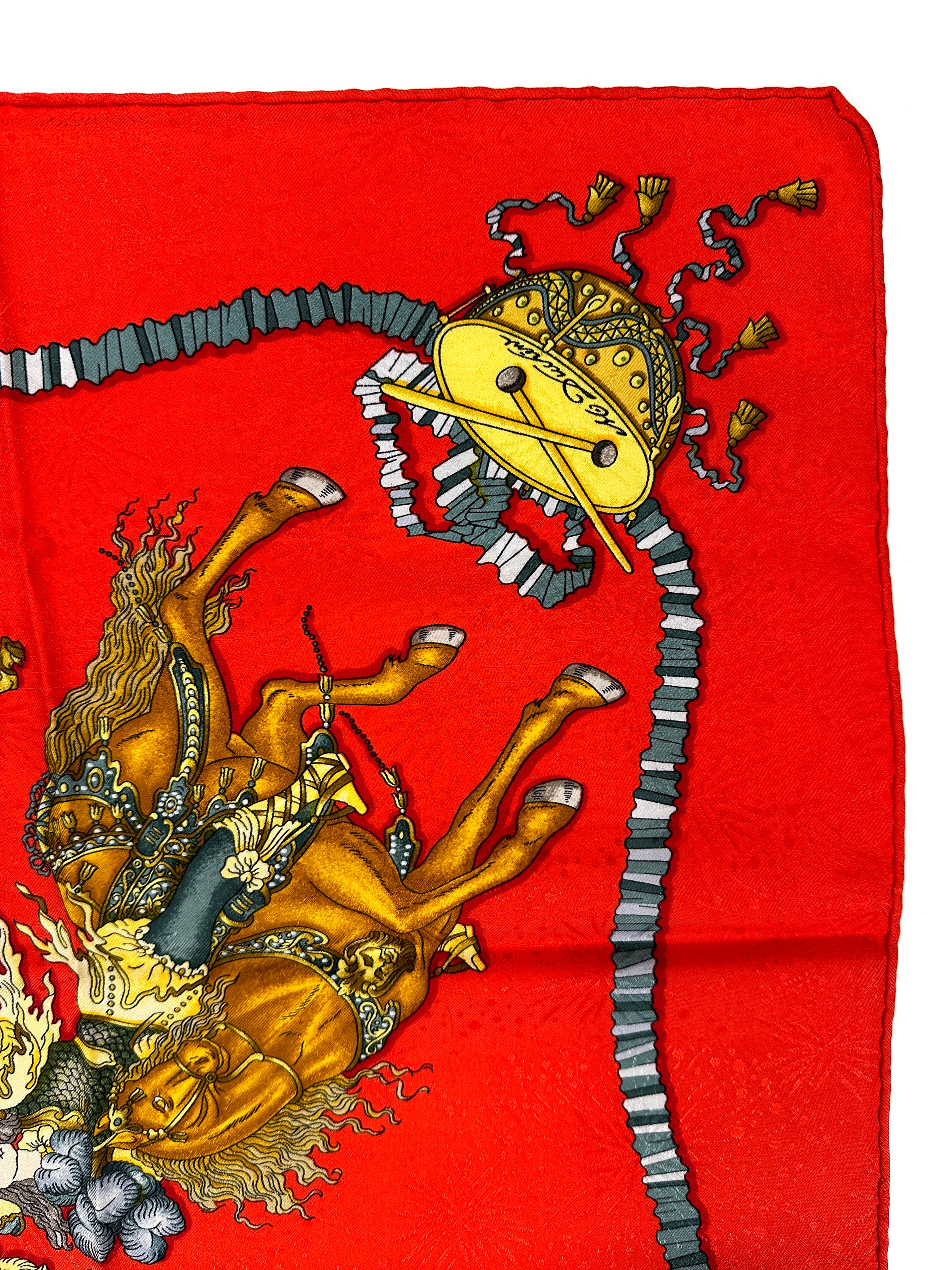 Hermès Les Fêtes du Roi Soleil Jacquard 90