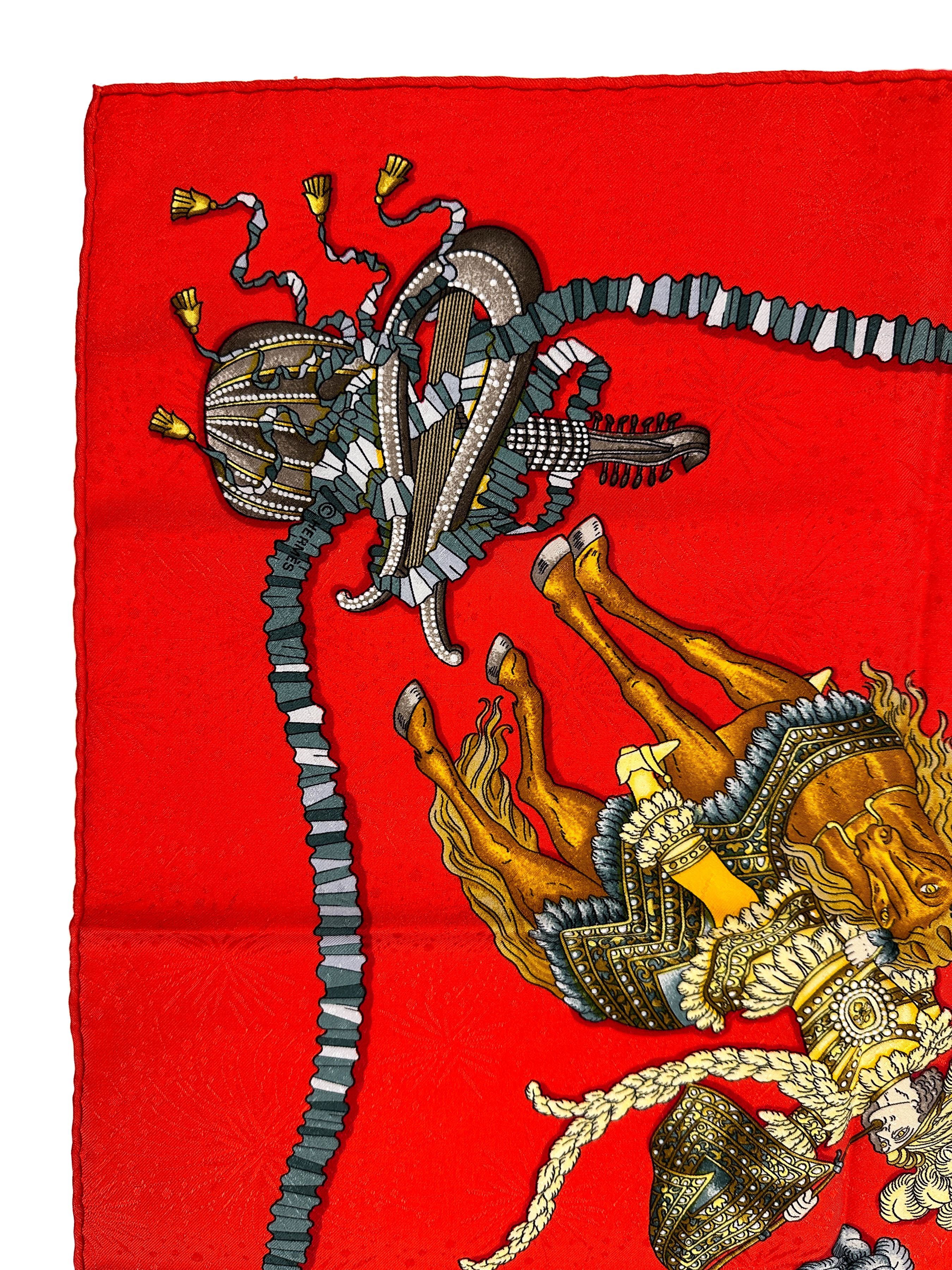 Hermès Les Fêtes du Roi Soleil Jacquard 90