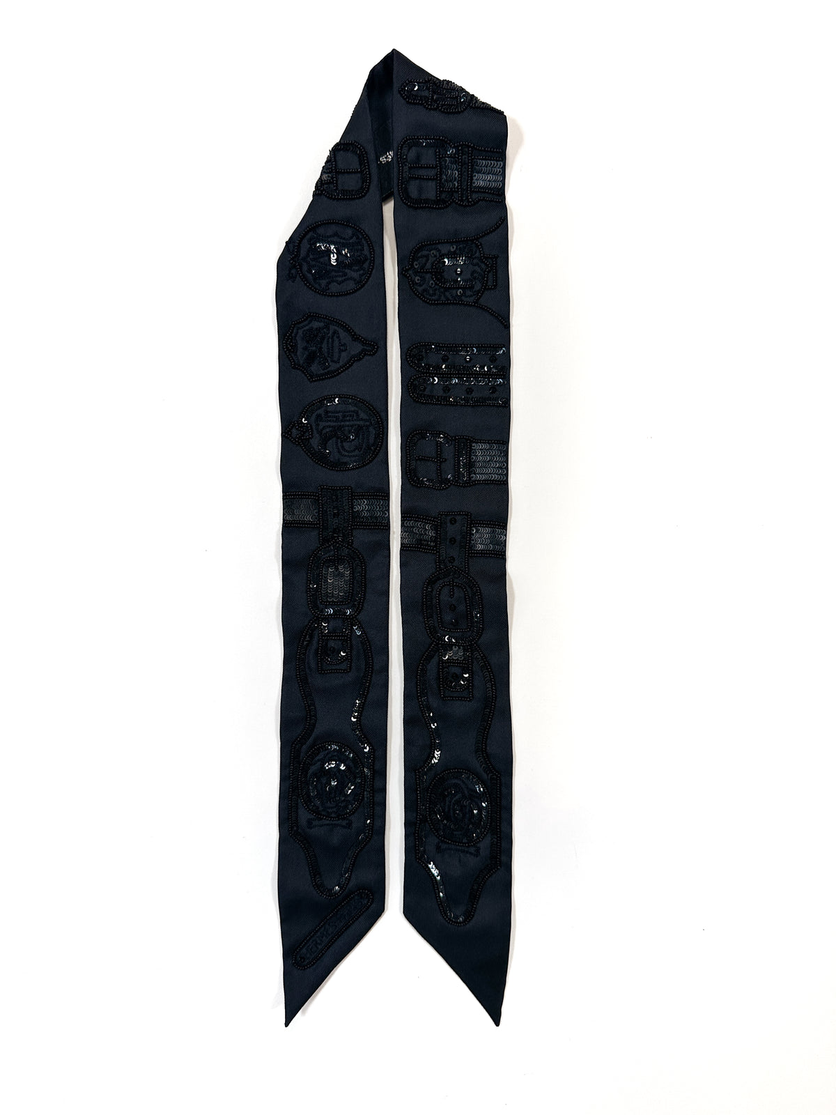 Hermès Harnais des Présidents Exceptional Beaded Twilly