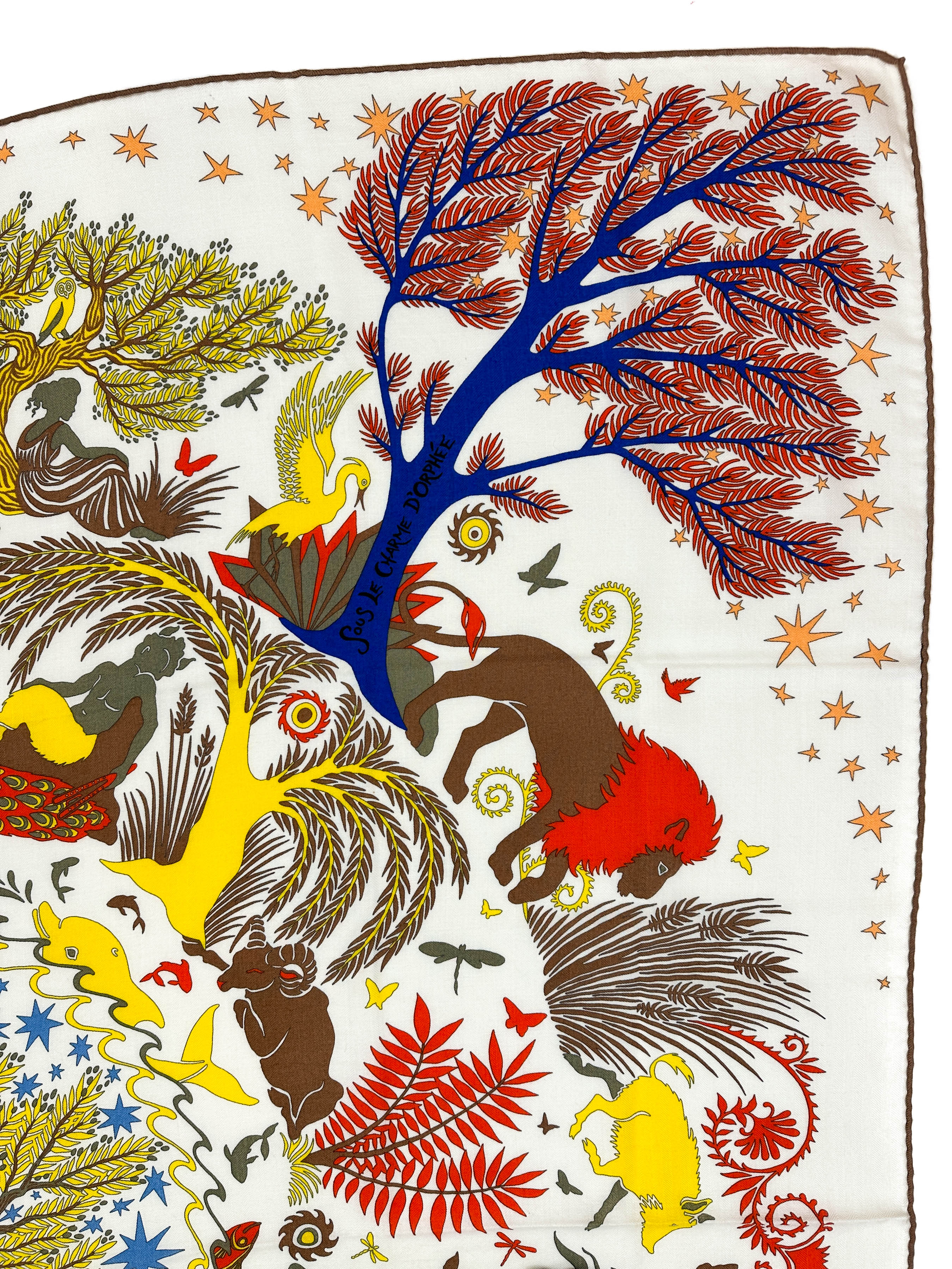 Hermès Sous le Charme d'Orphee Cashmere Silk 140