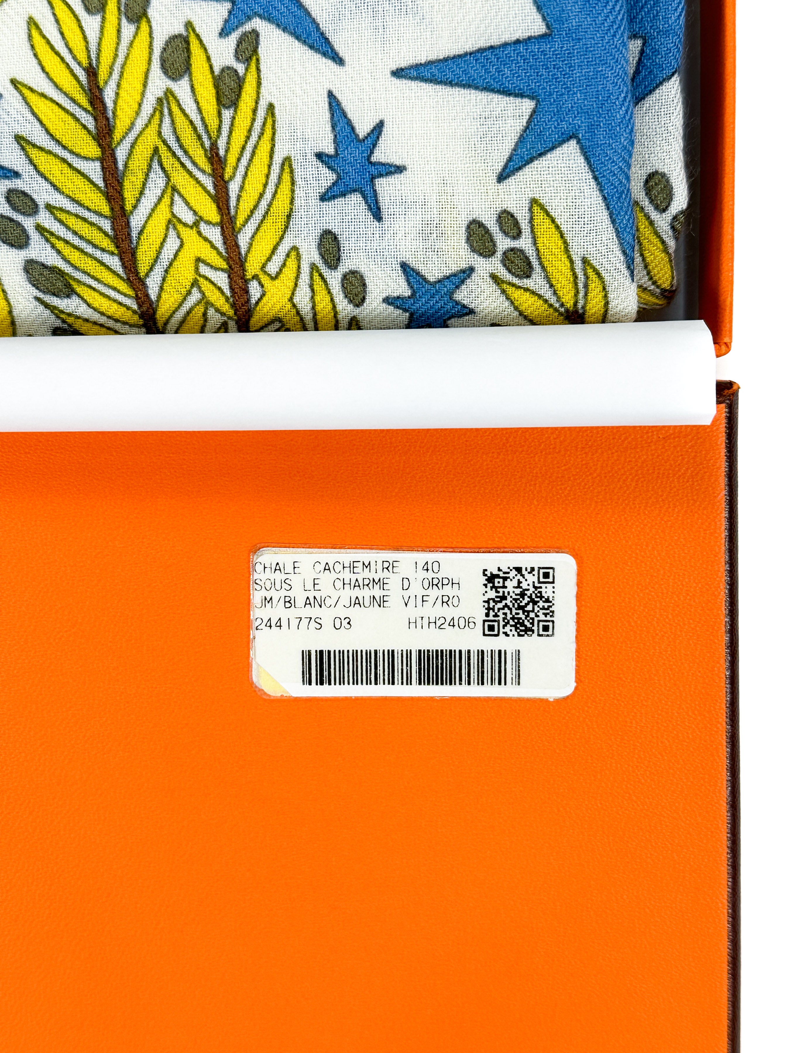 Hermès Sous le Charme d'Orphee Cashmere Silk 140