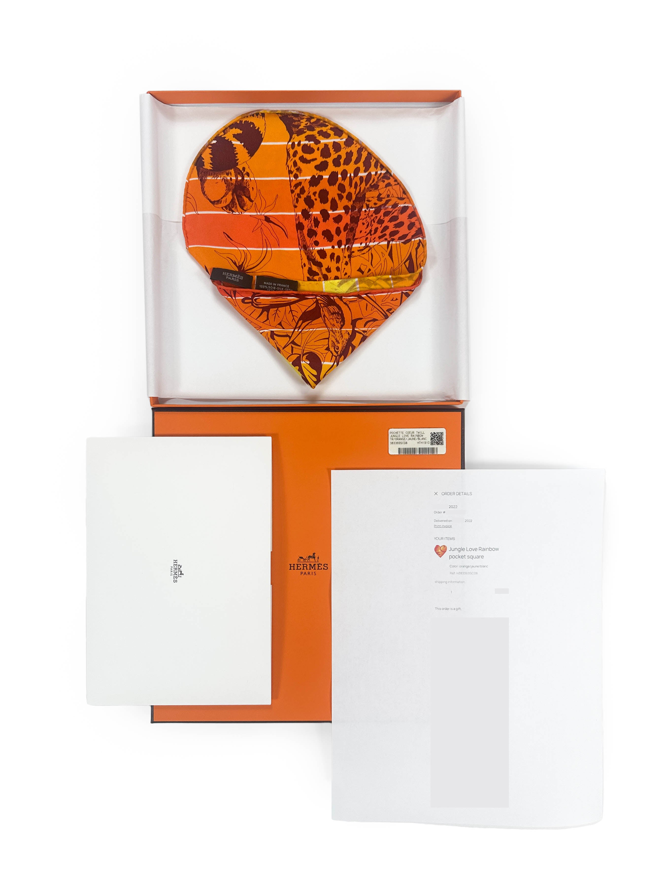 Hermès Jungle Love Rainbow Heart