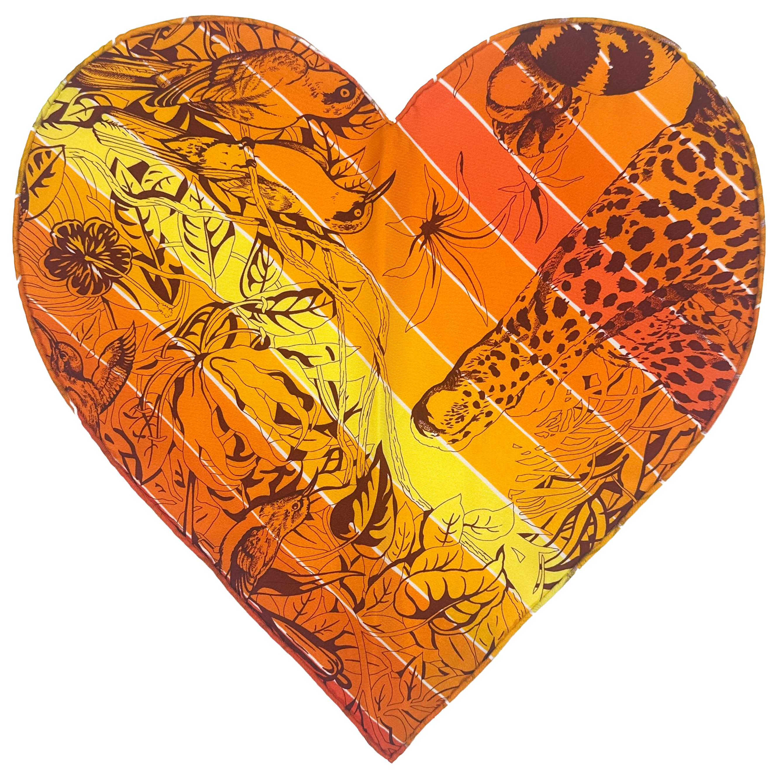 Hermès Jungle Love Rainbow Heart
