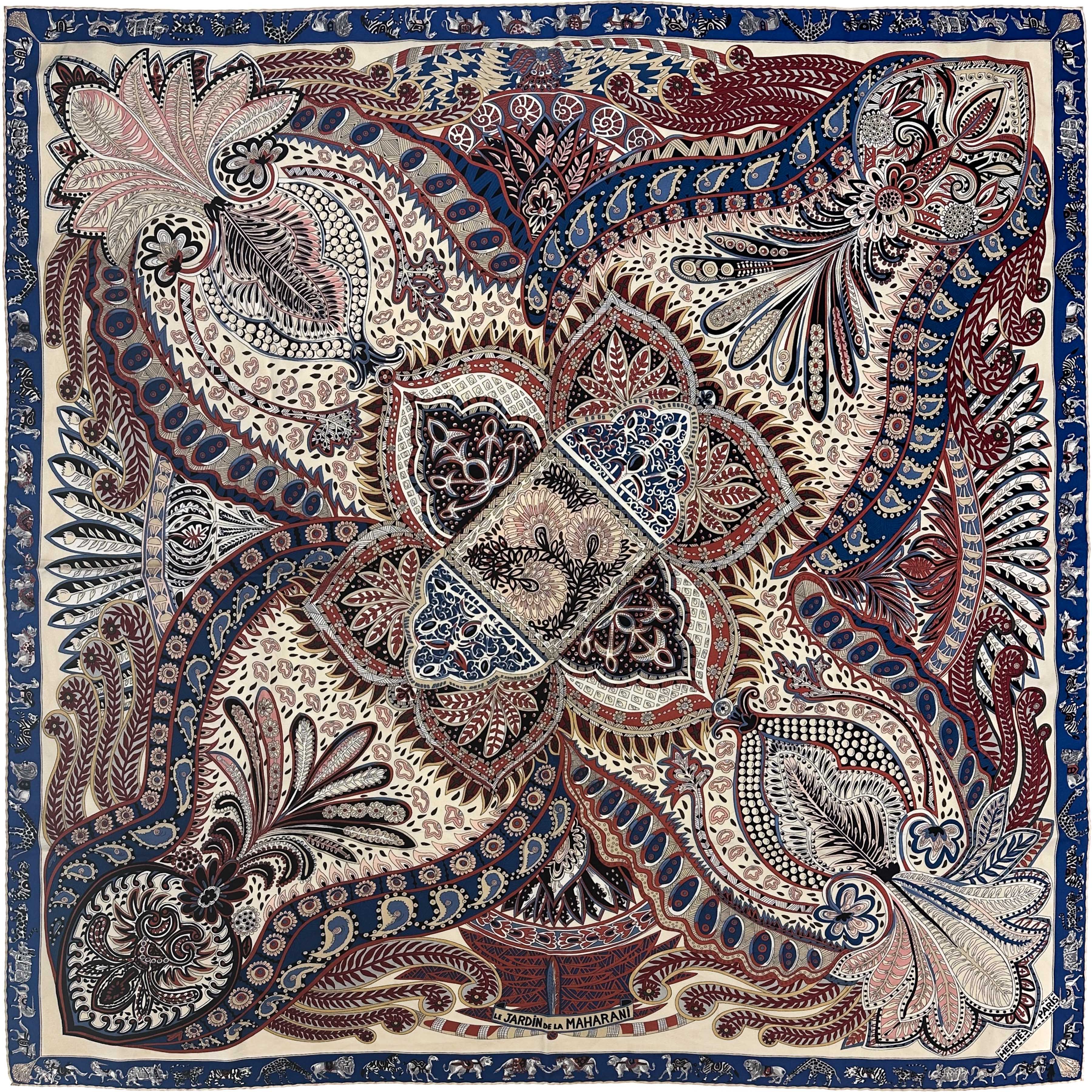Hermès Le Jardin de Maharani 90