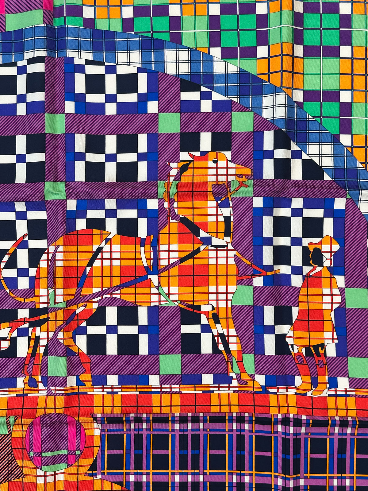 Hermès Ex-libris à Carreaux 90