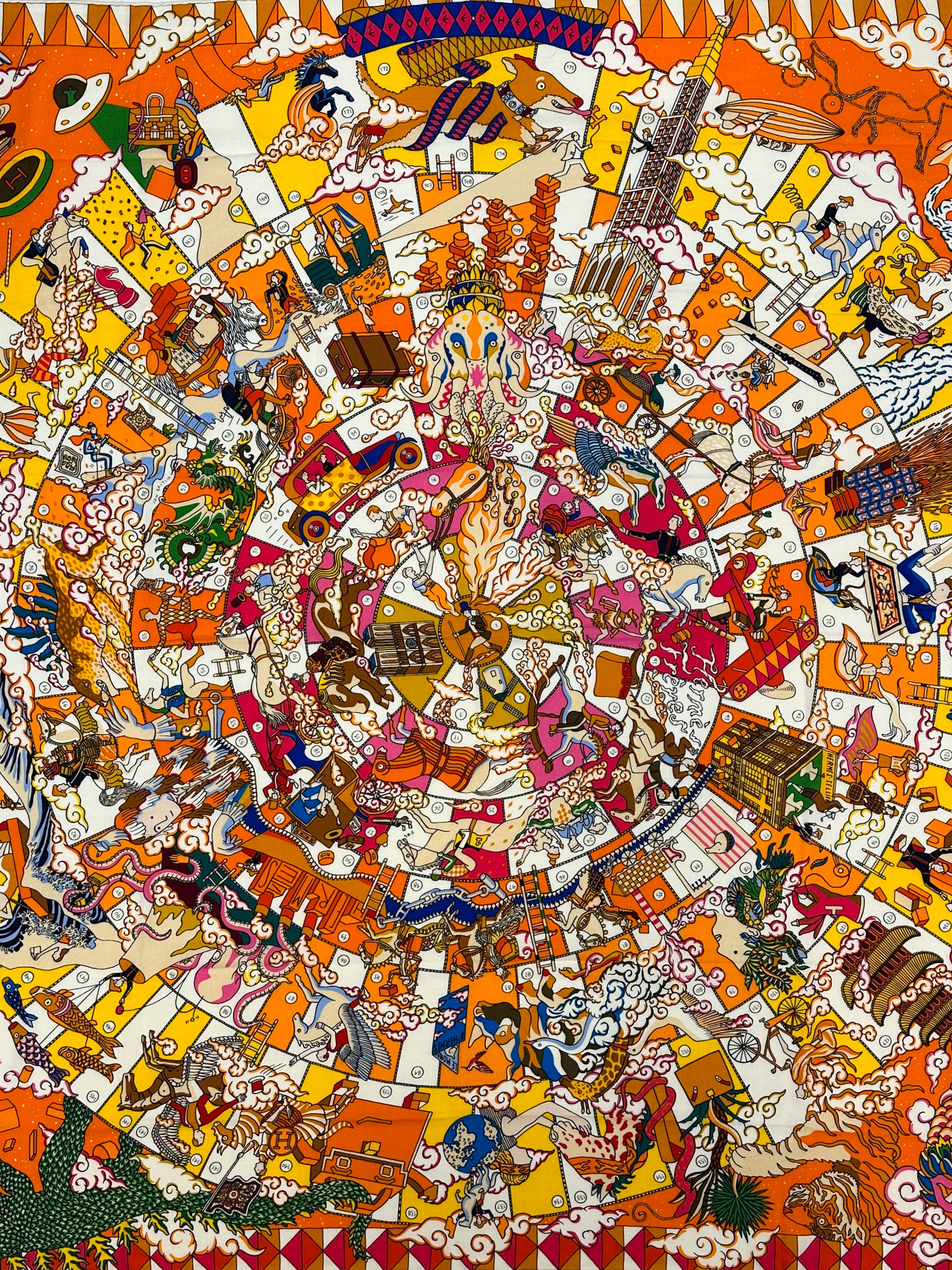 Hermès L’Epopée d’Hermès Cashmere Silk 140