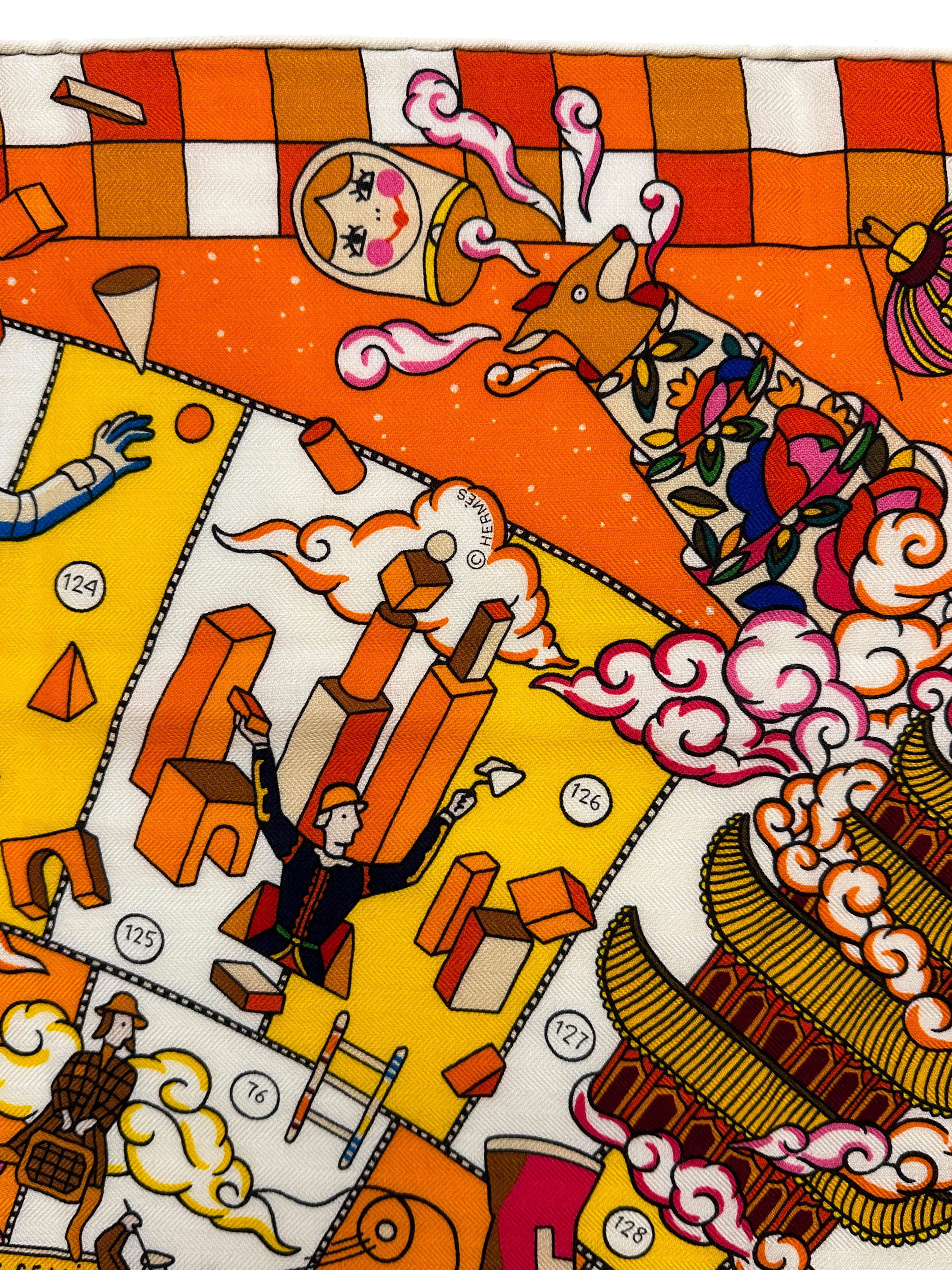 Hermès L’Epopée d’Hermès Cashmere Silk 140