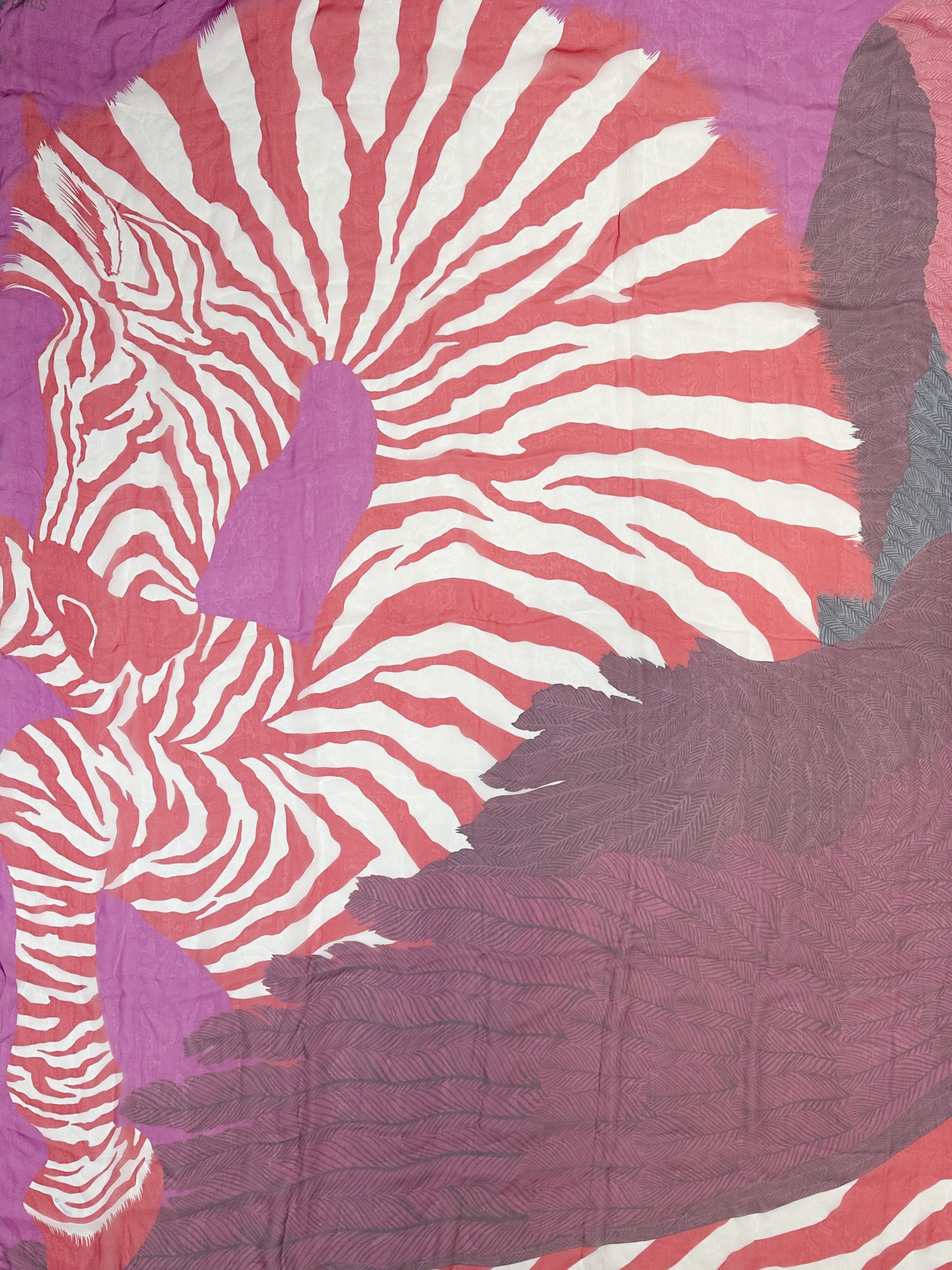 Hermès Zebra Pegasus Mousseline 140