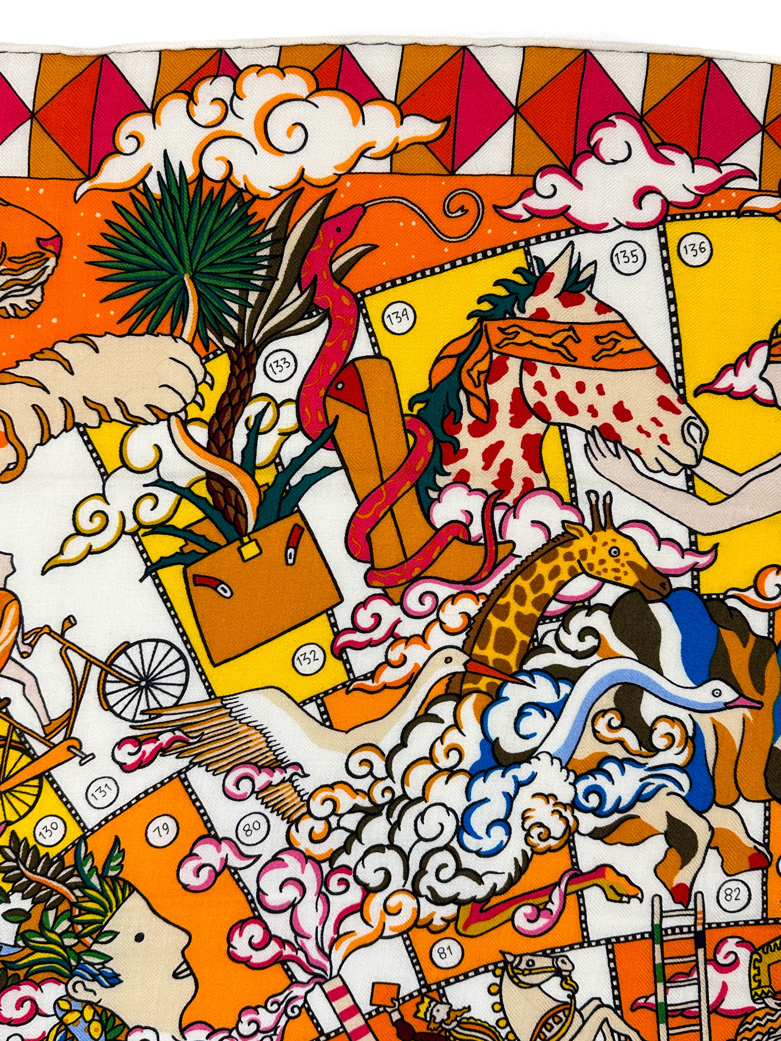 Hermès L’Epopée d’Hermès Cashmere Silk 140