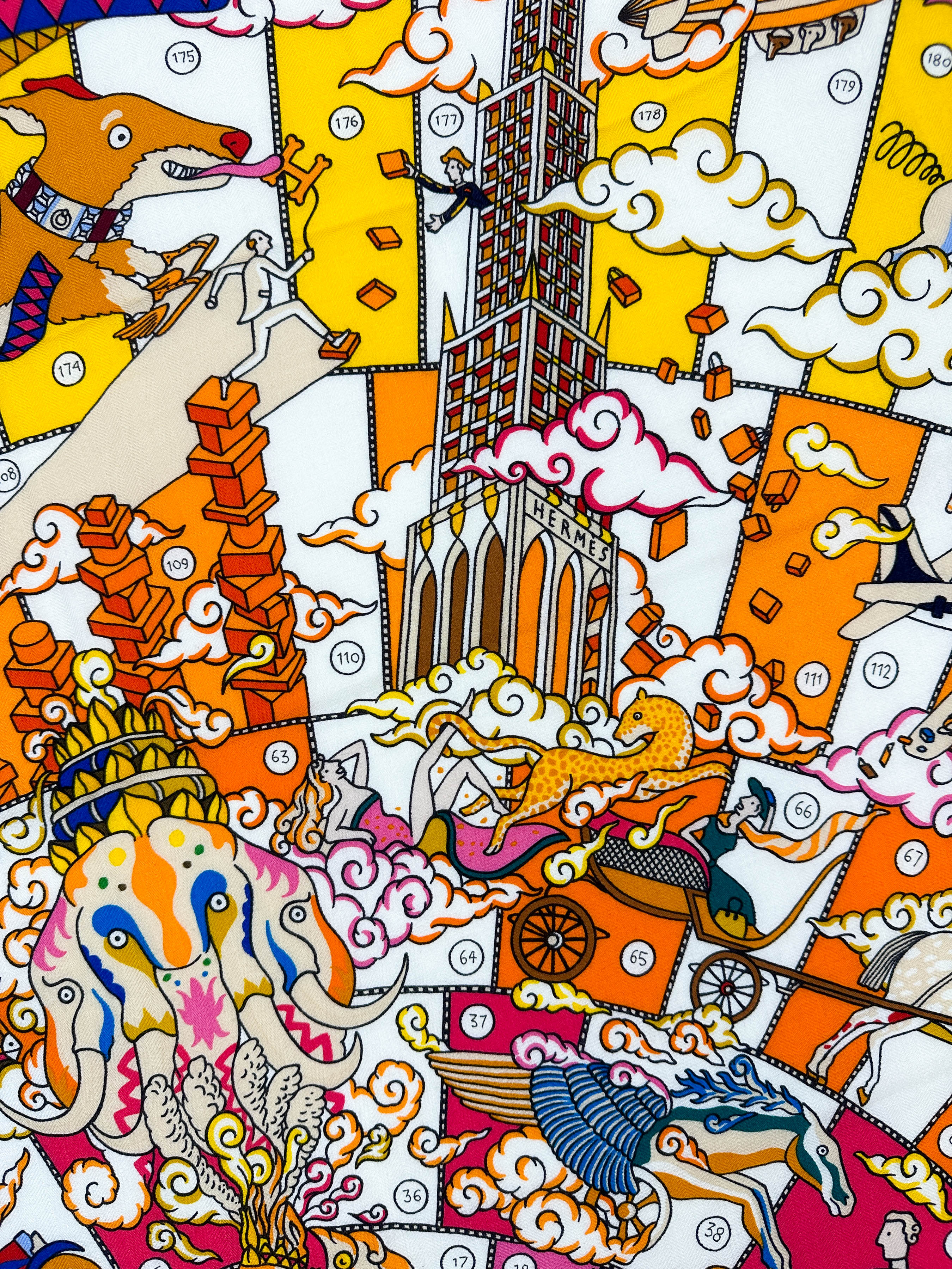 Hermès L’Epopée d’Hermès Cashmere Silk 140