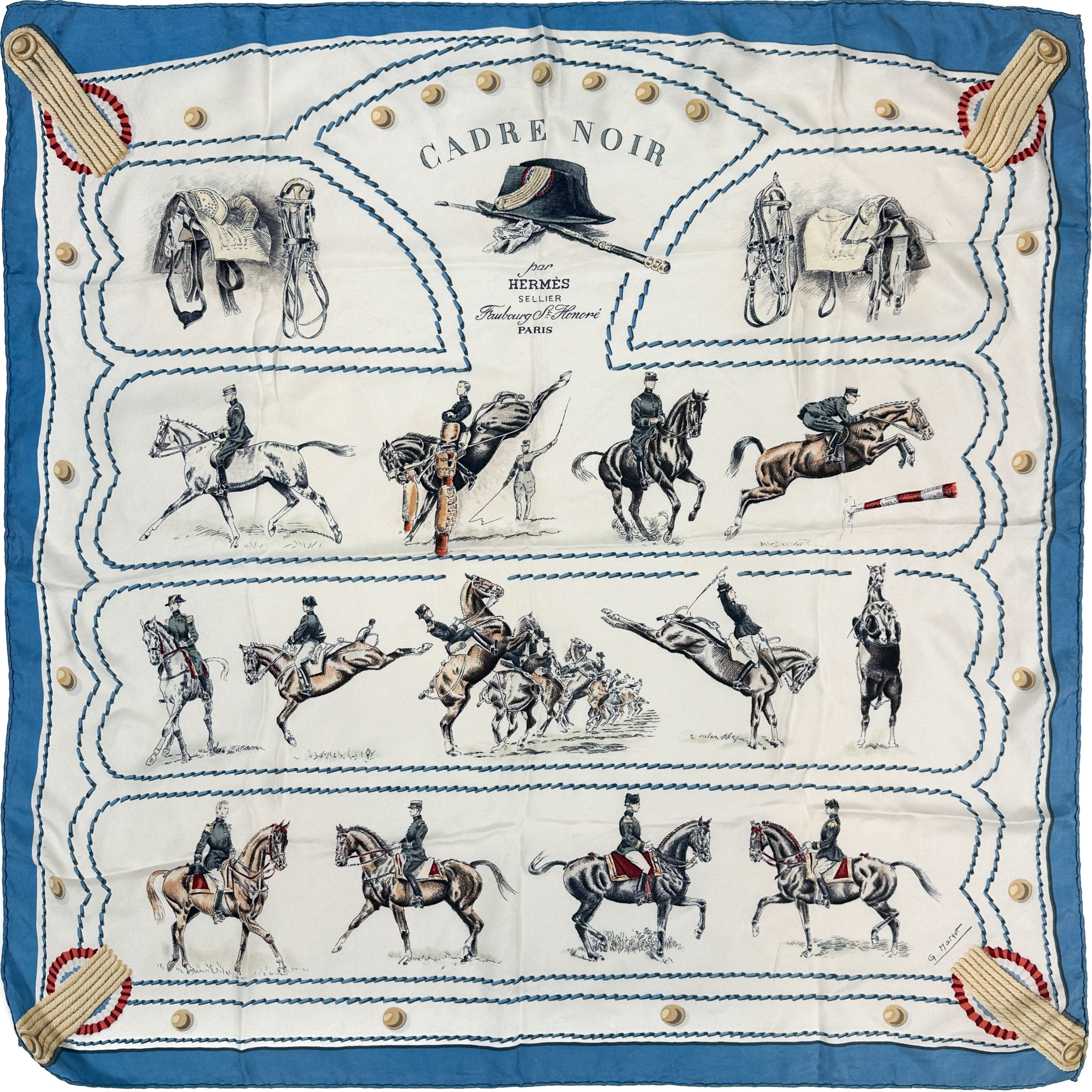 Hermès Cadre Noir 90