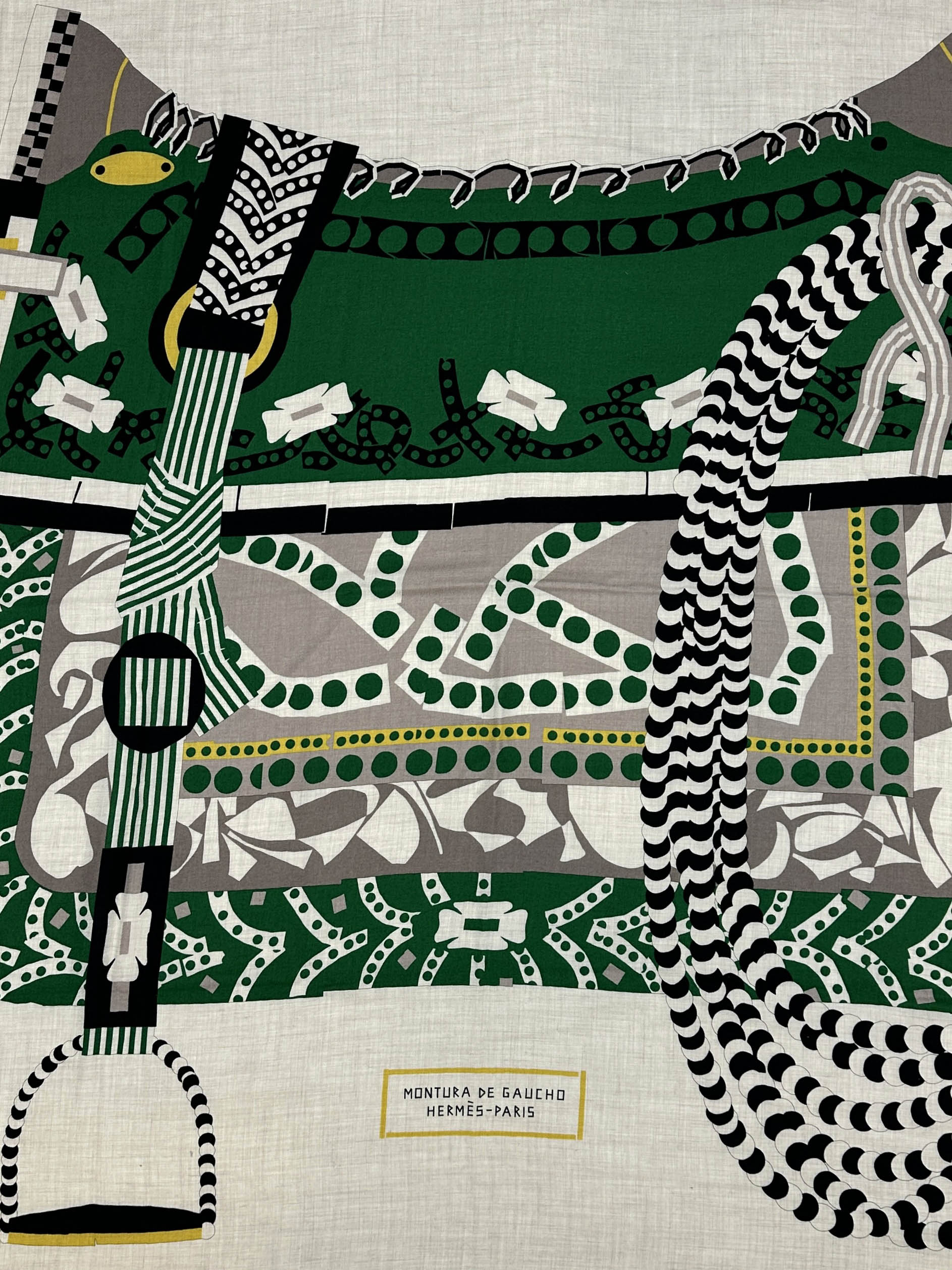 Hermès Montura de Gaucho Cashmere Silk 140