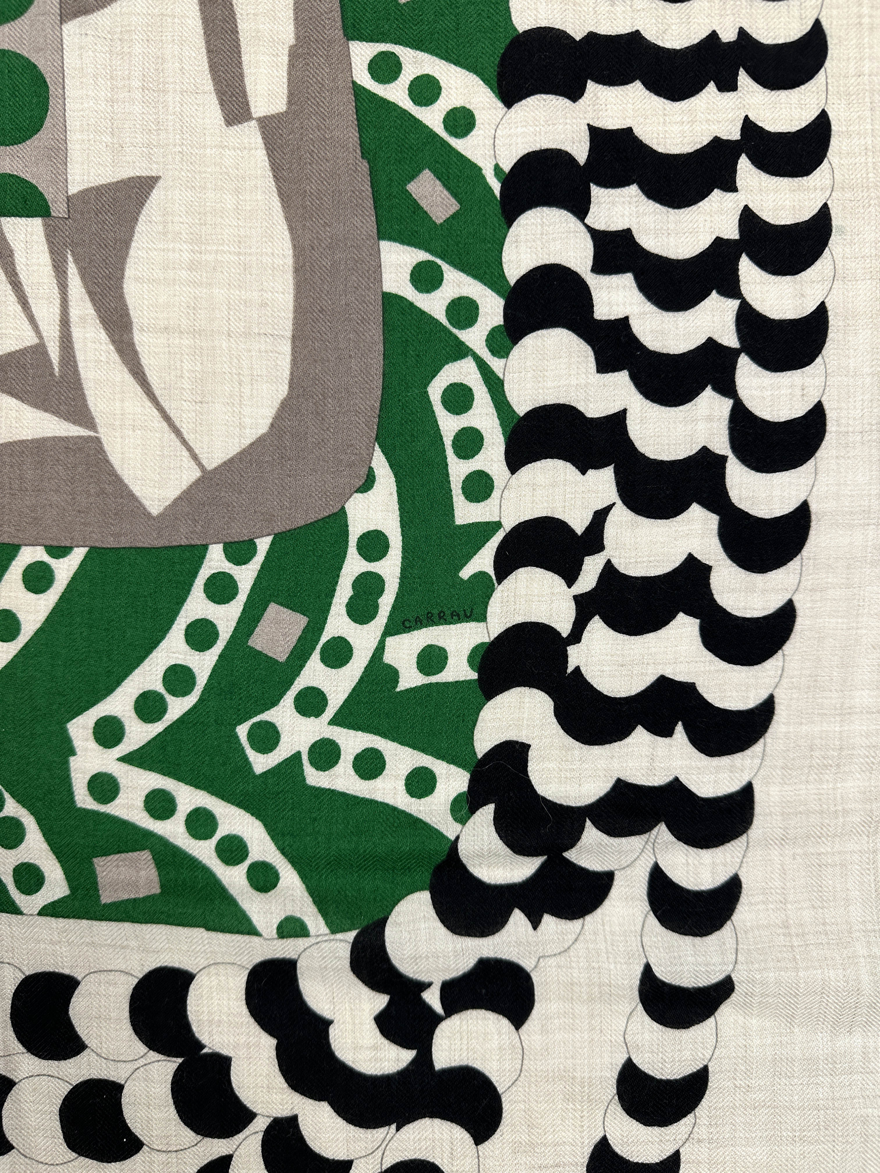 Hermès Montura de Gaucho Cashmere Silk 140