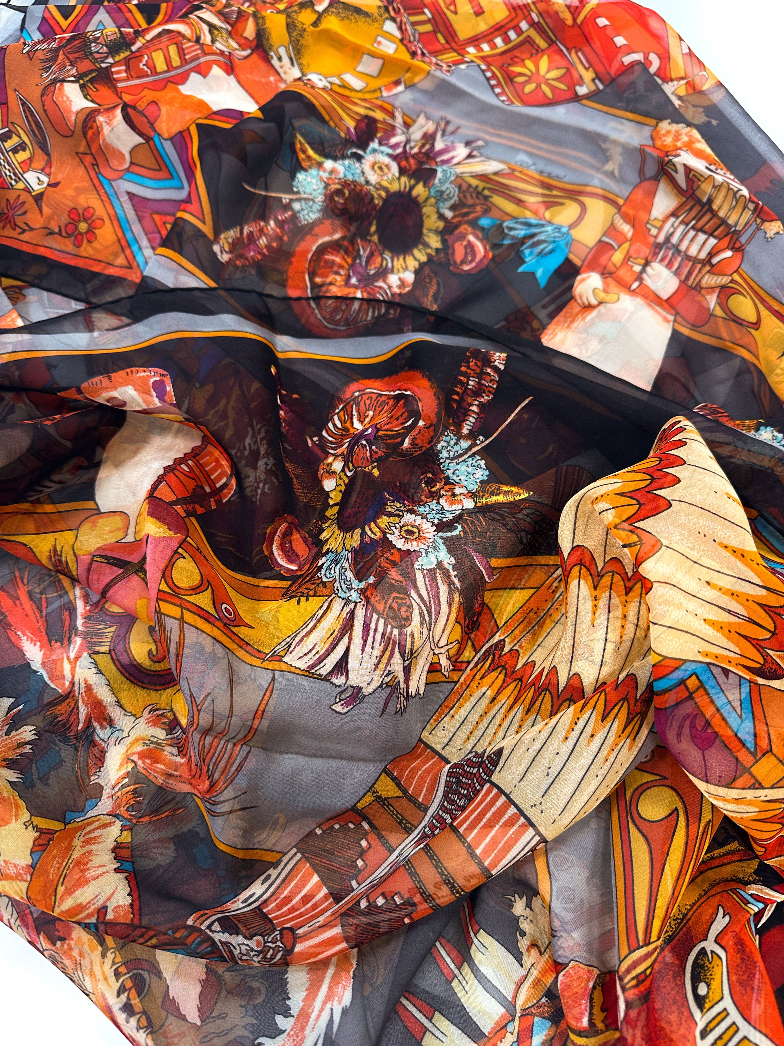 Hermès Kachinas Mousseline 140