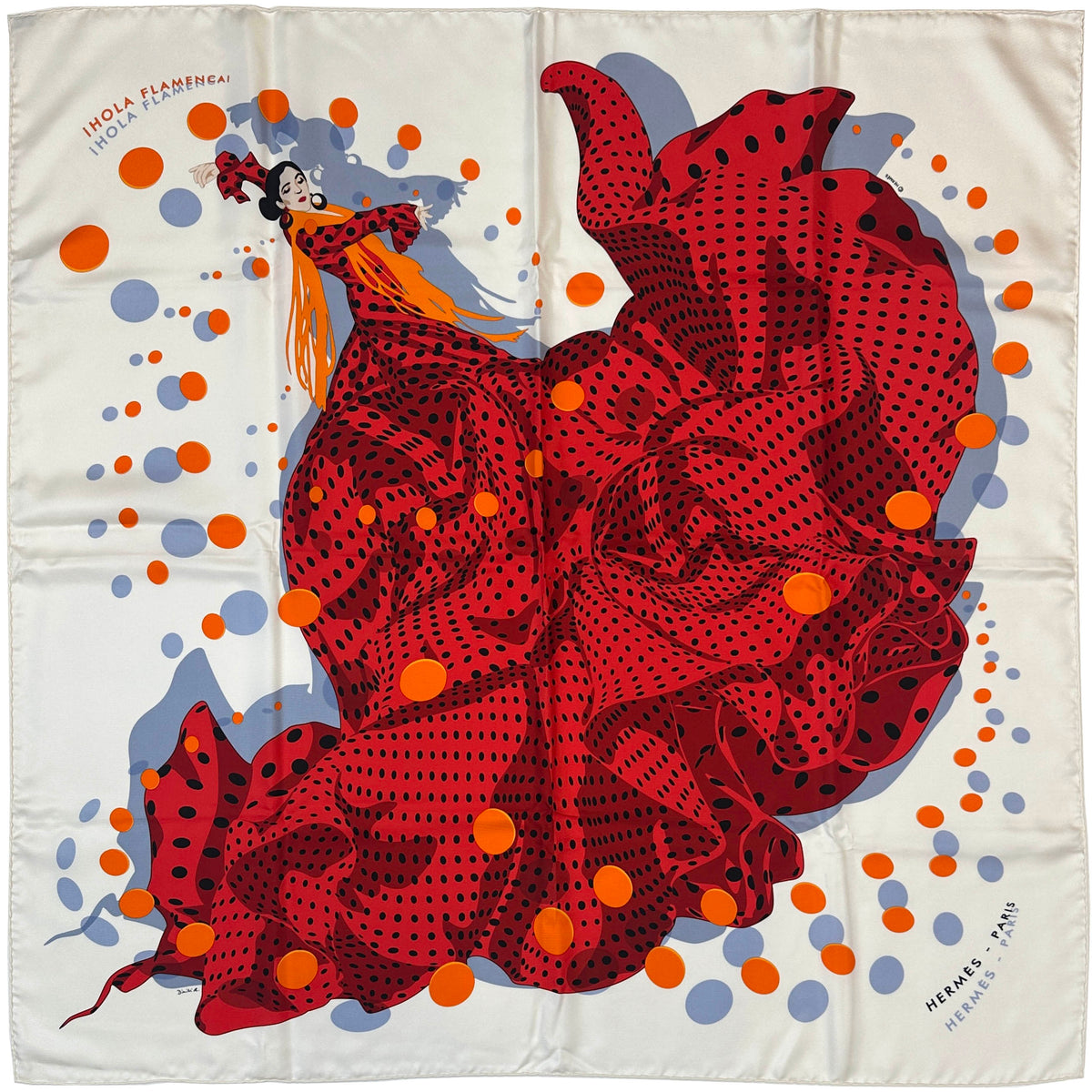 Hermès Hola Flamenca 90