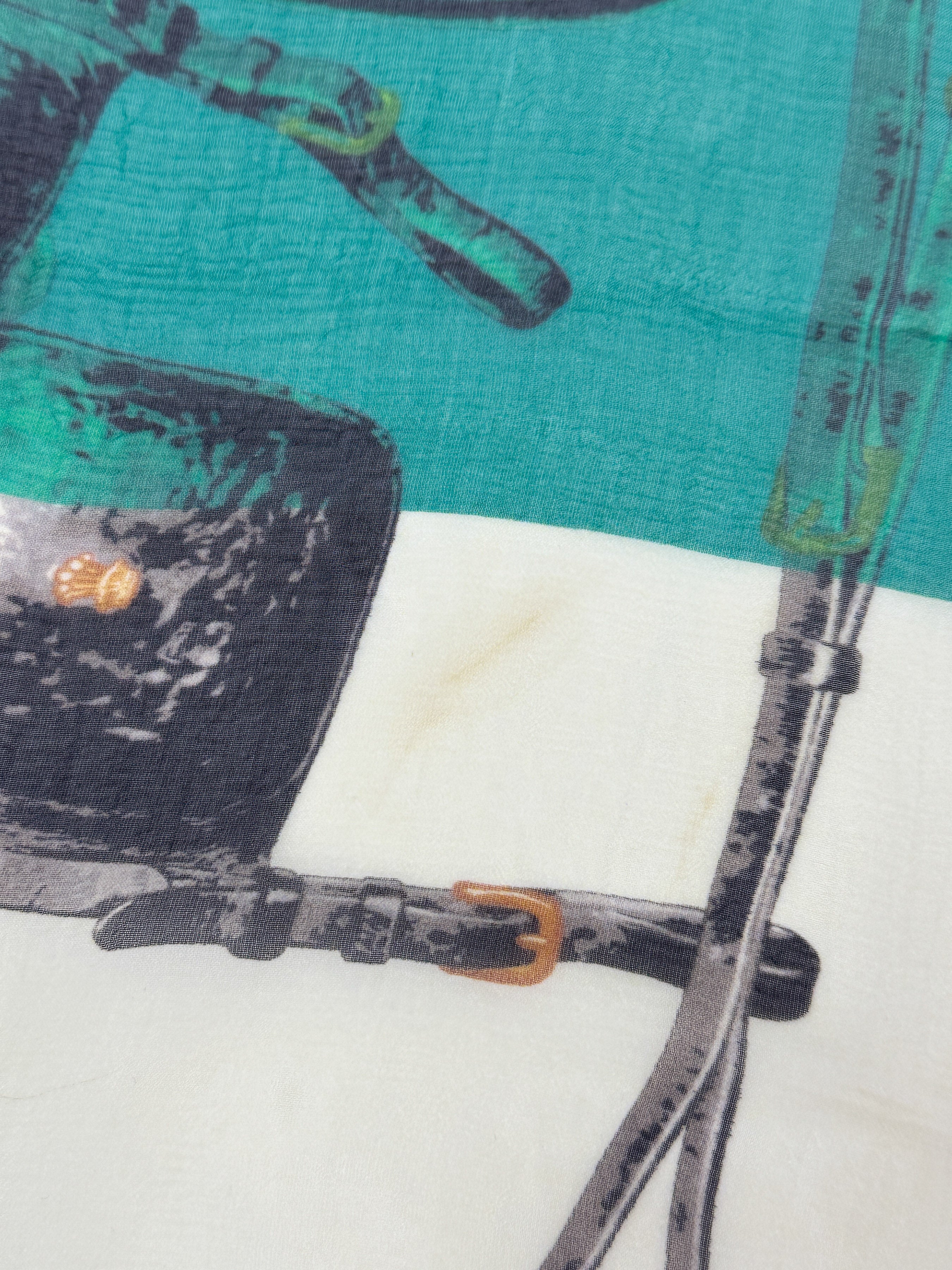 Hermès Brides Rebelles Mousseline 140