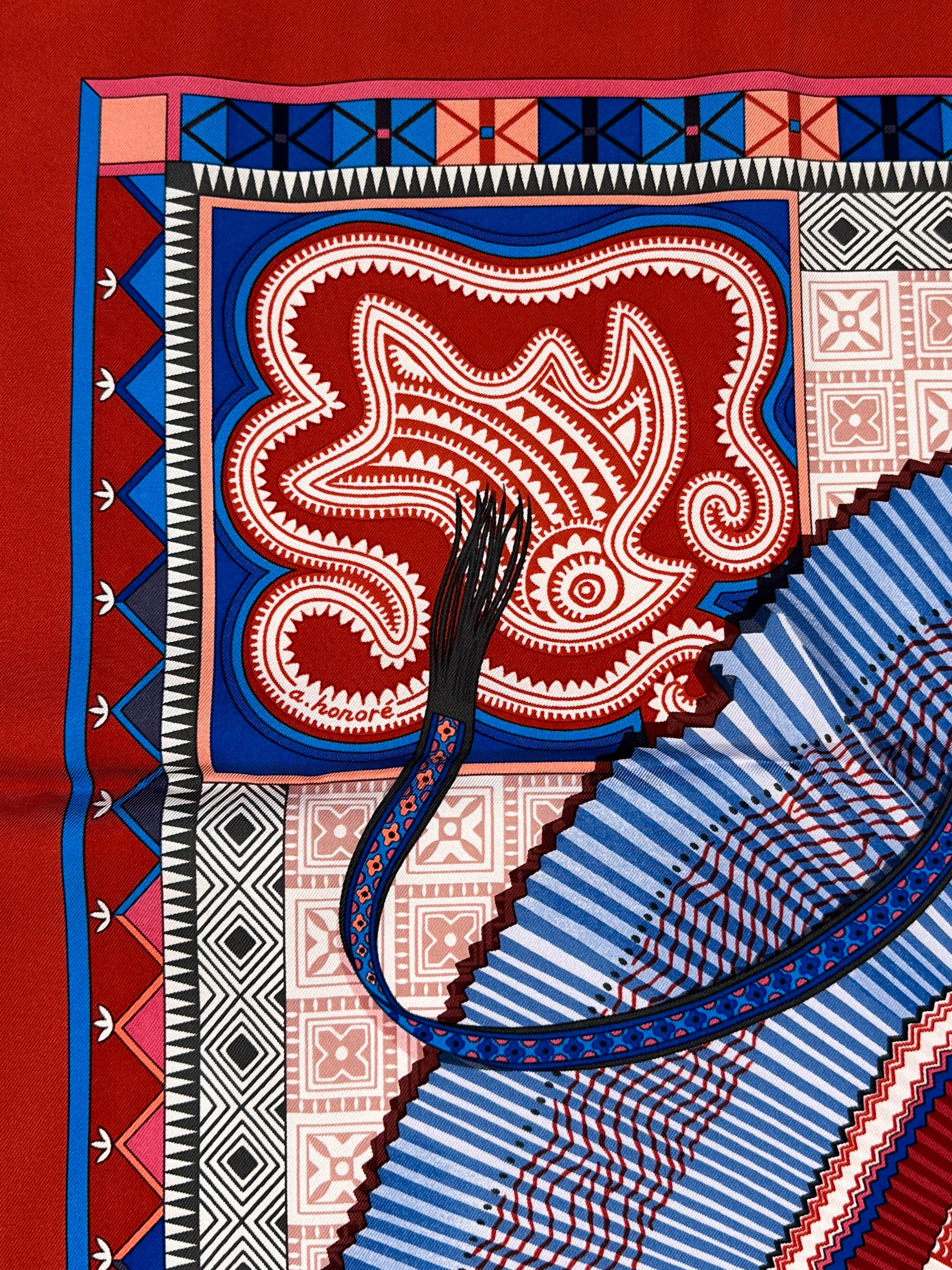 Hermès Cent Plis des Miao 90