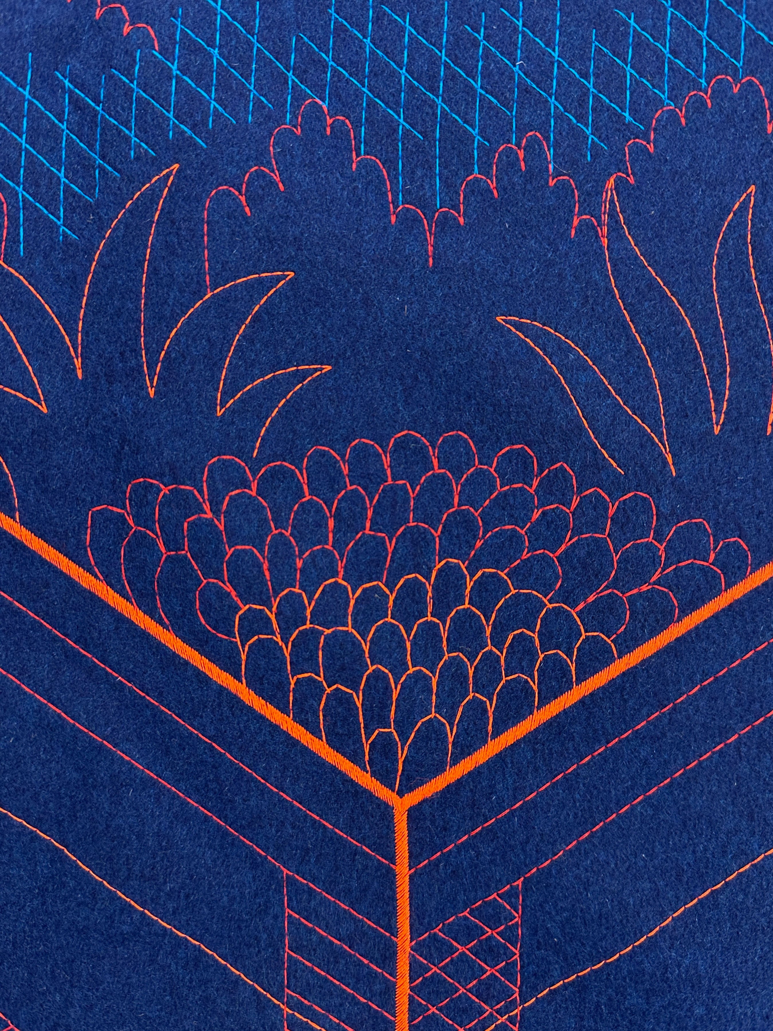 Hermès Les Cavaliers Embroidered Cashmere Blanket