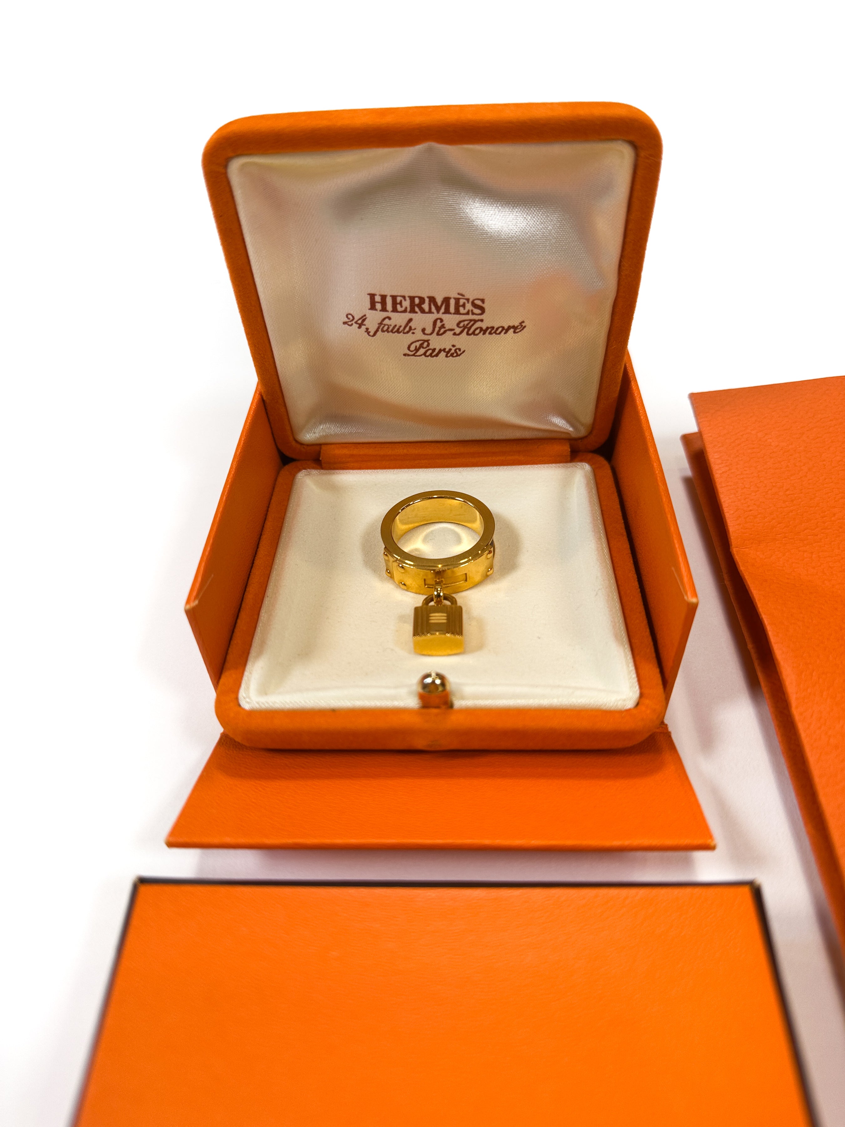 Hermès Kelly Lock Epsom Scarf Ring