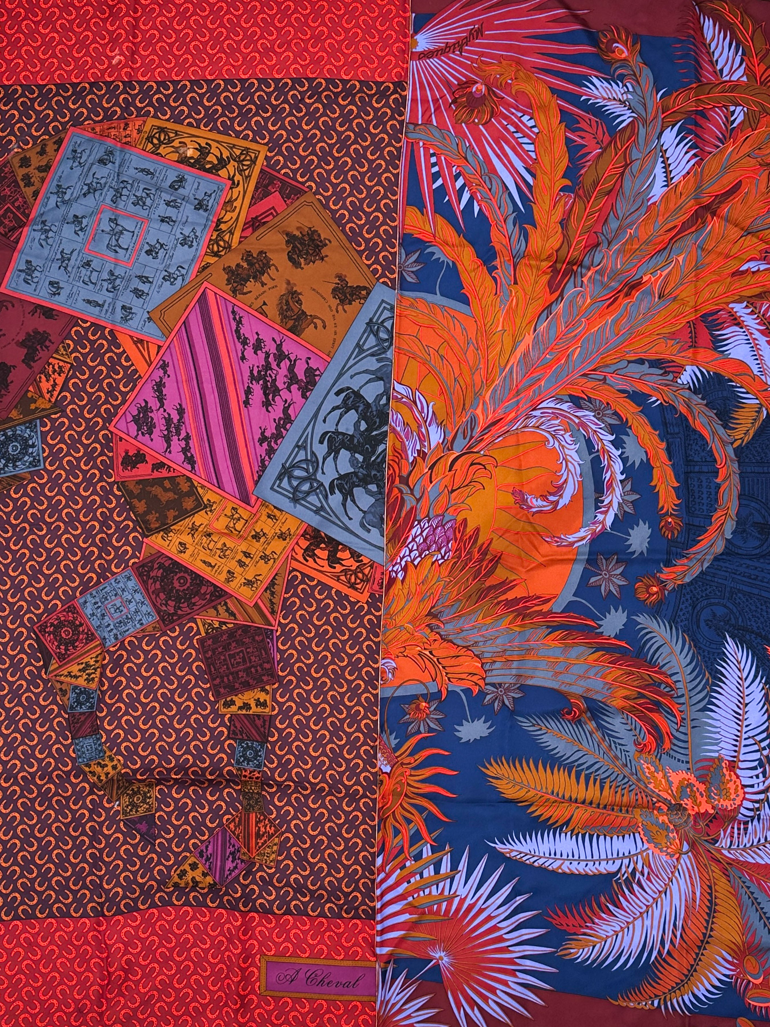 Hermès Cheval Phoenix Silk 140