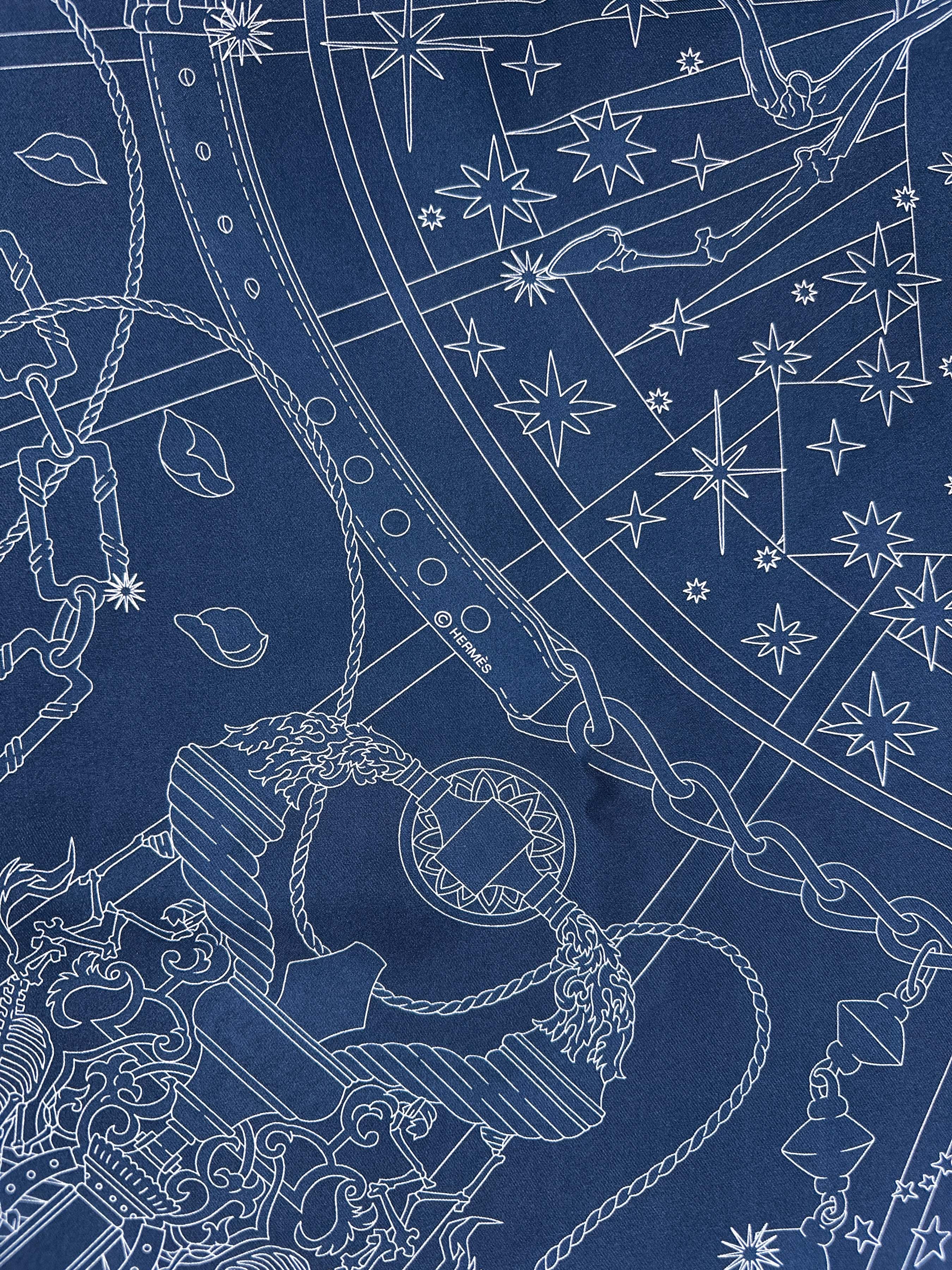 Hermès C'est La Fête Double Face 90