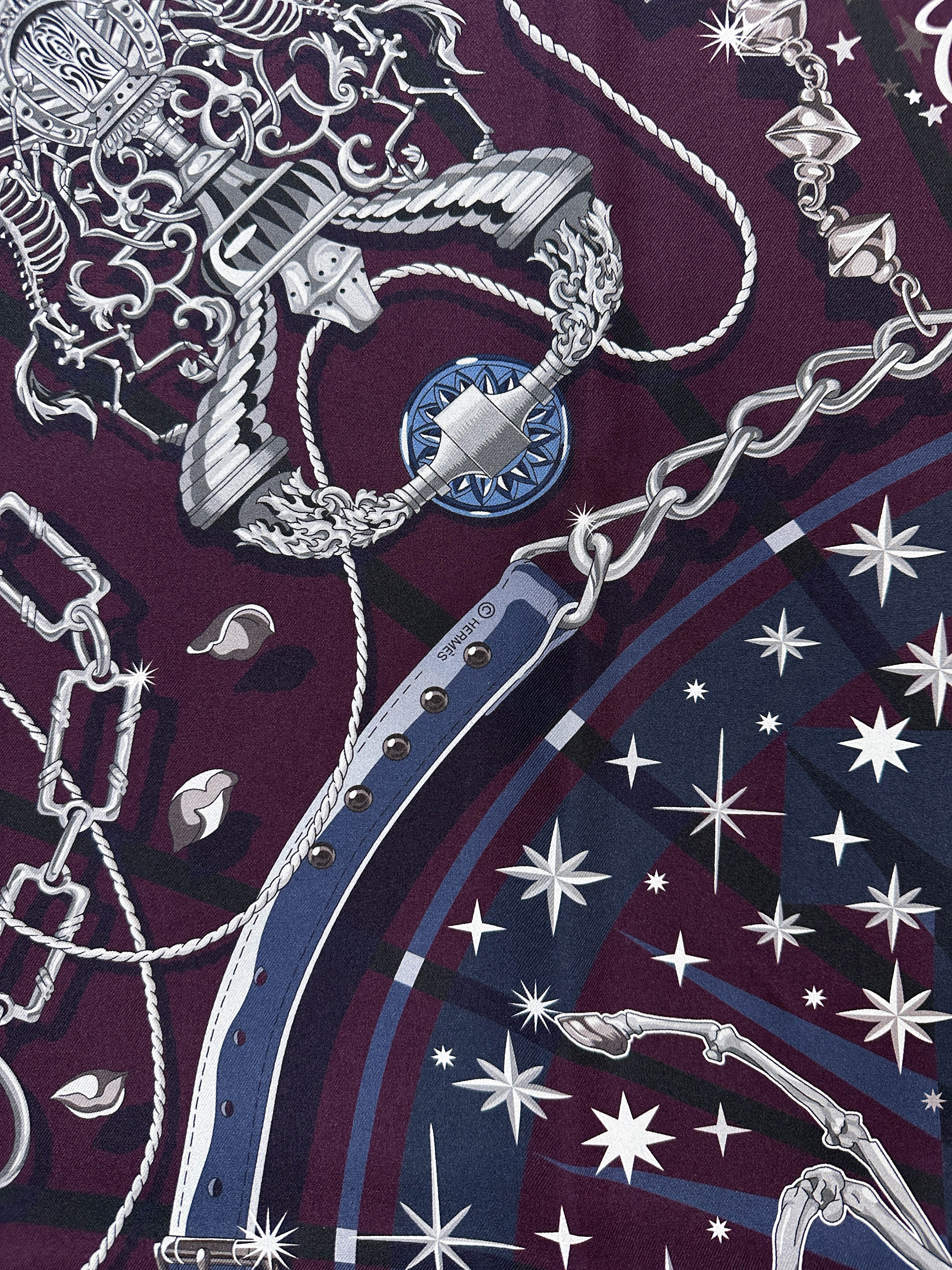 Hermès C'est La Fête Double Face 90