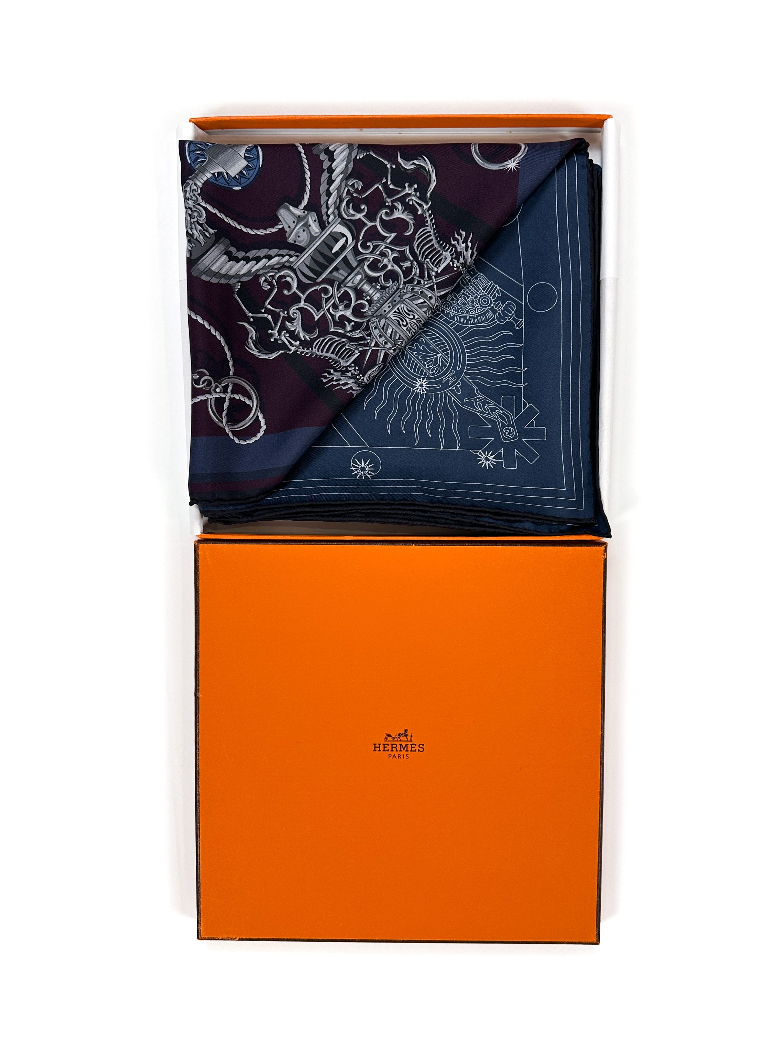 Hermès C'est La Fête Double Face 90