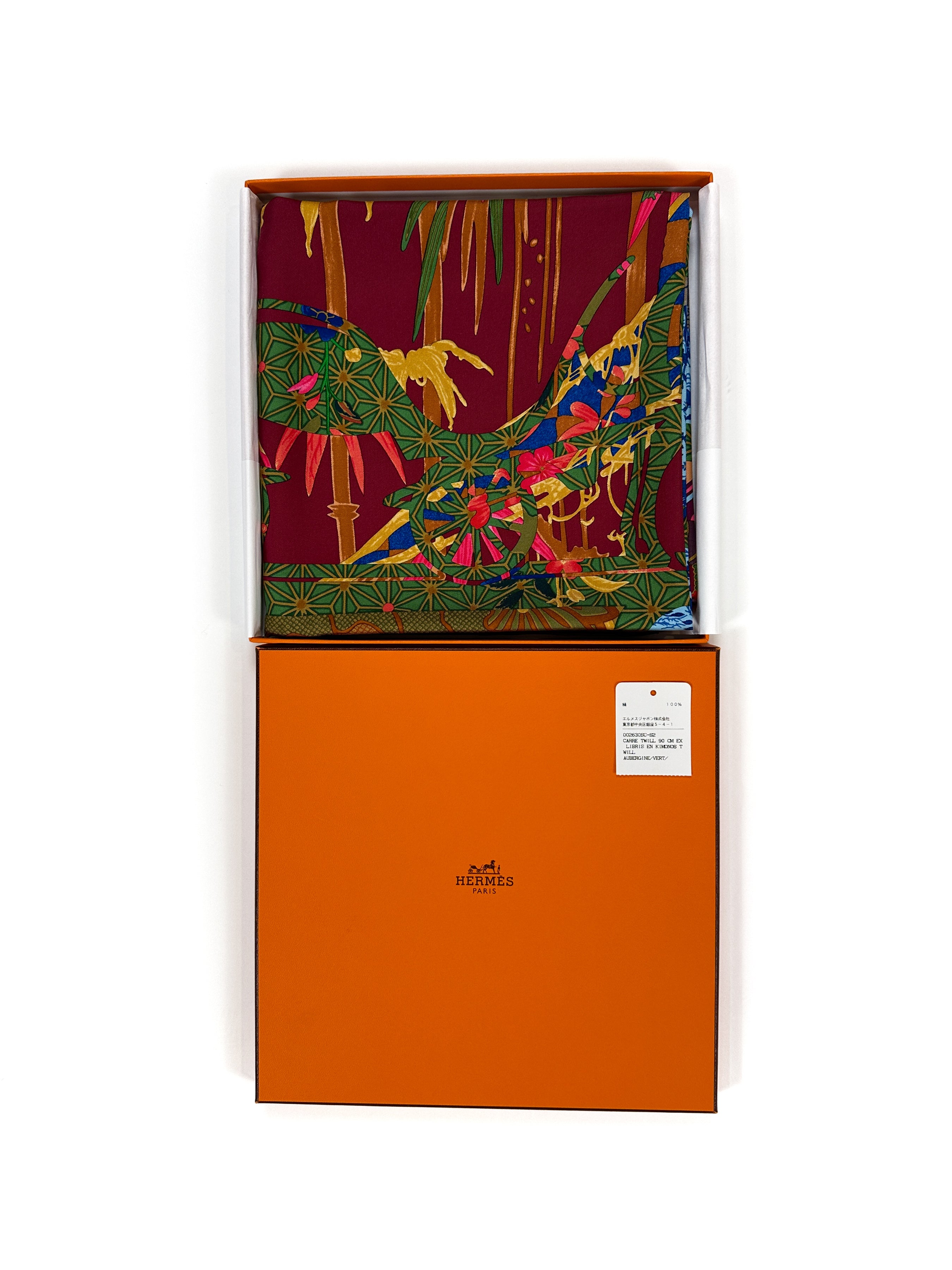 Hermès Ex-Libris en Kimonos Special Edition 400 Years of Matsuzakaya 90