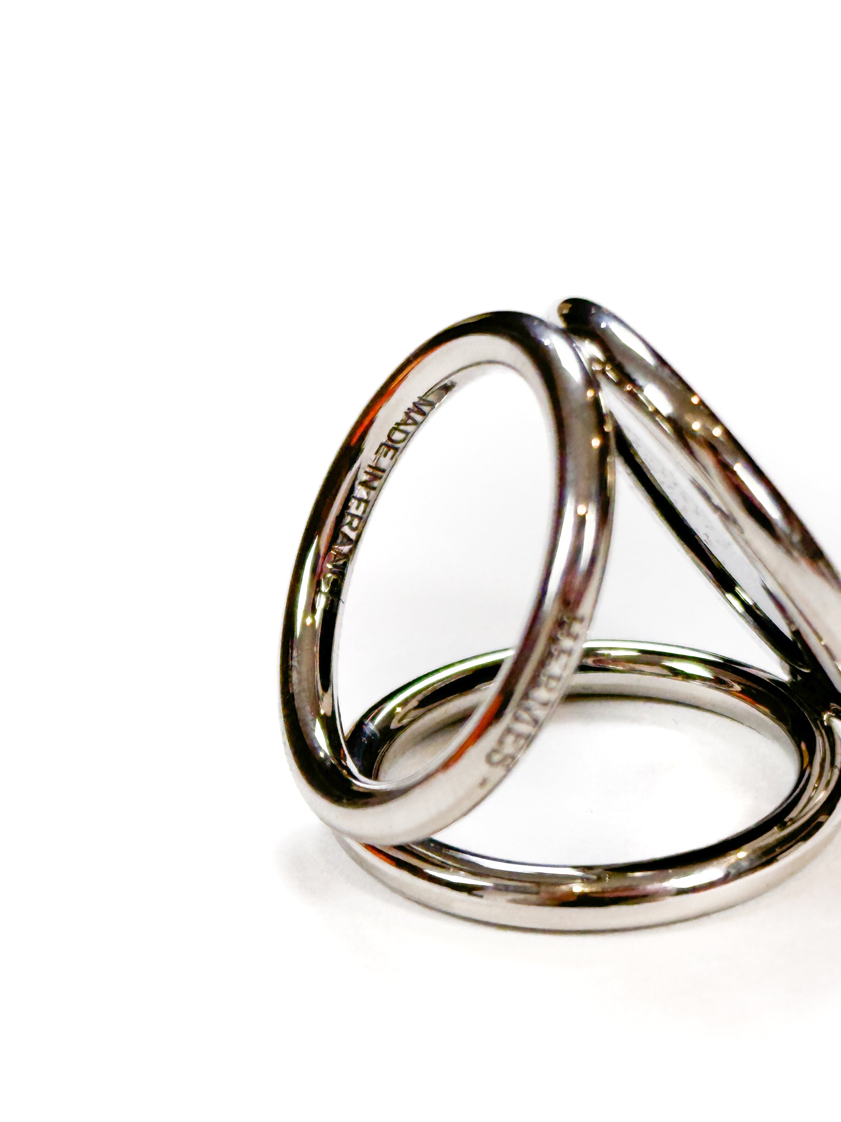 Hermès Engraved Trio Scarf Ring