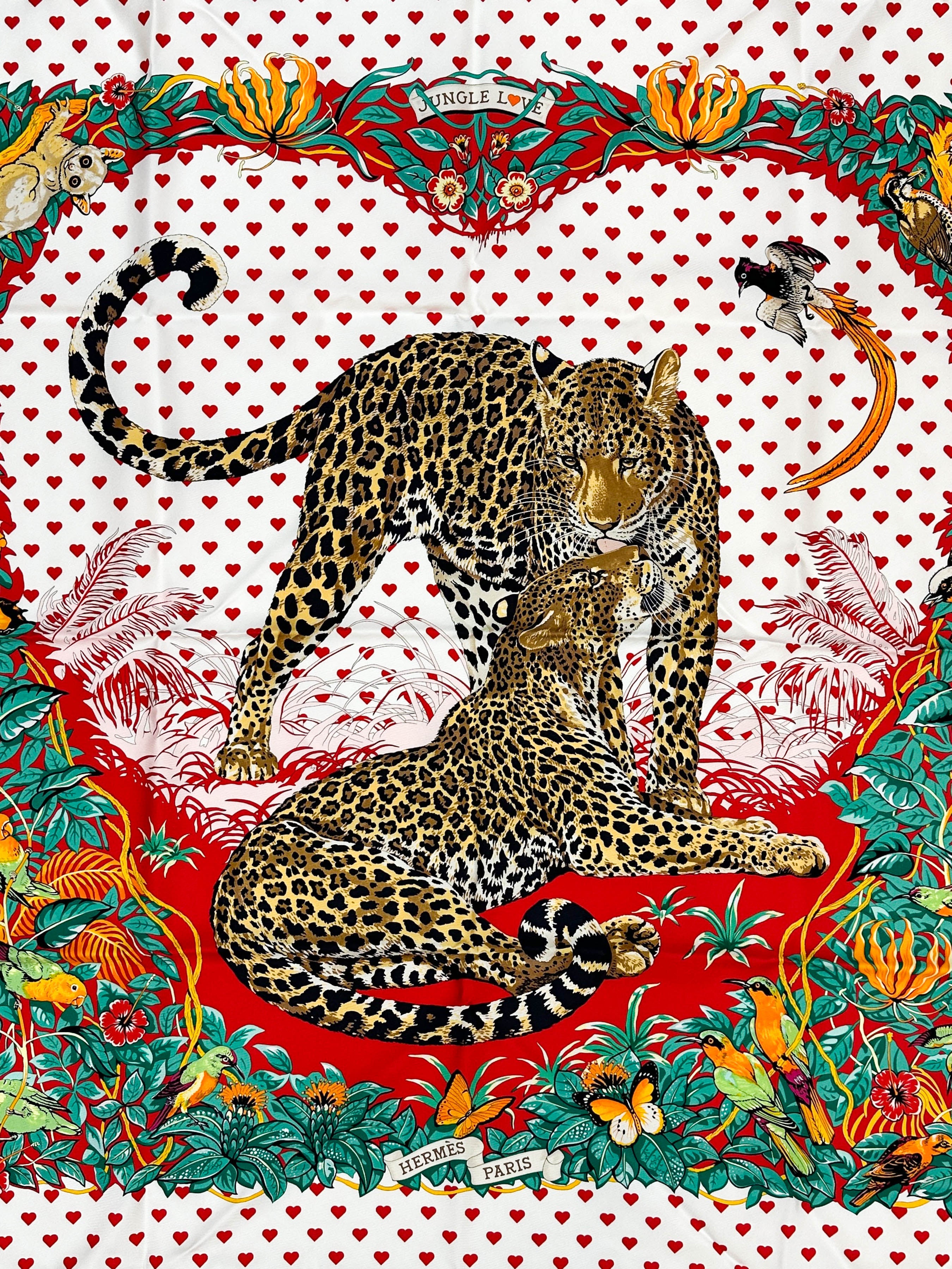 Hermès Jungle Love Love 90