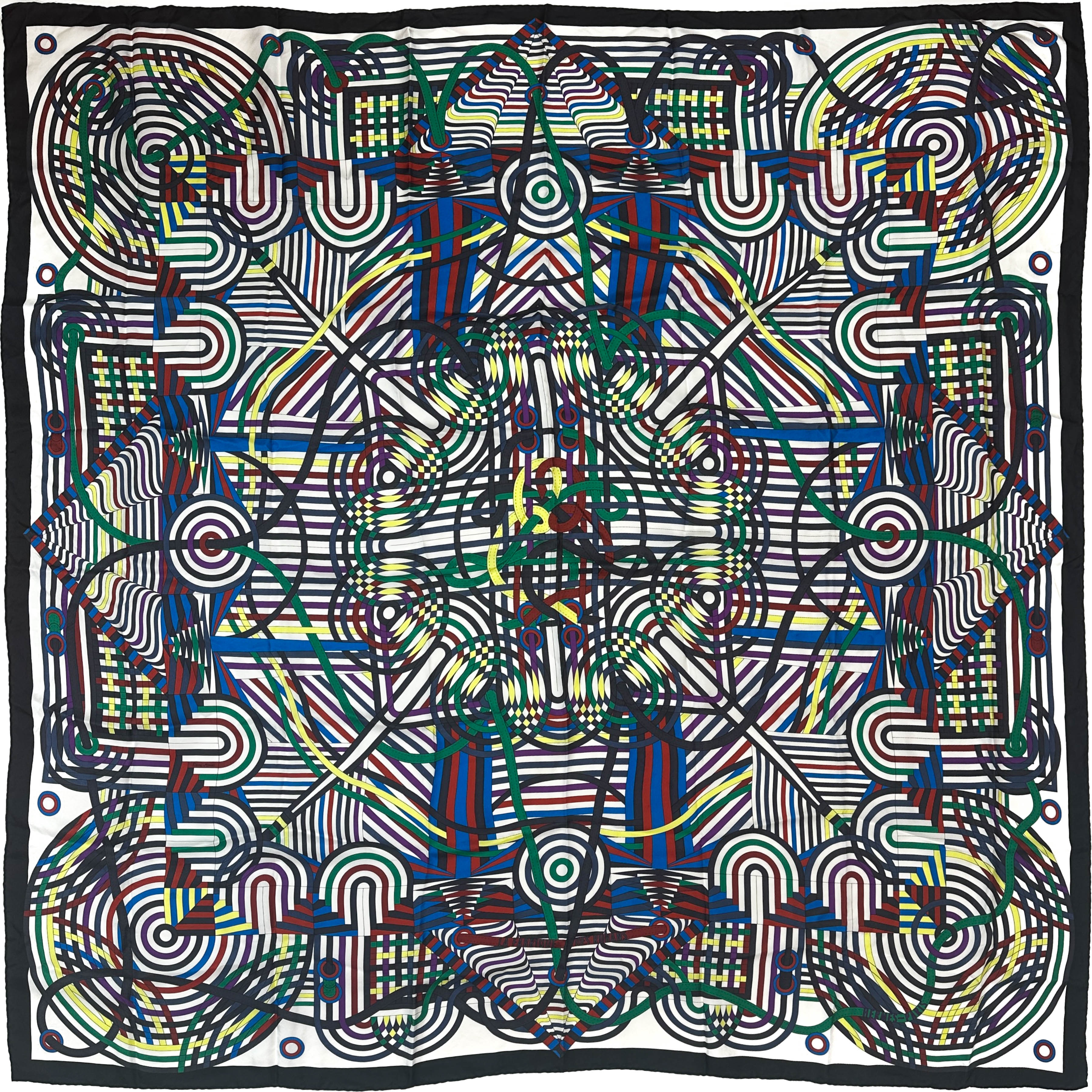 Hermès La Fabrique des Rubans Silk 140