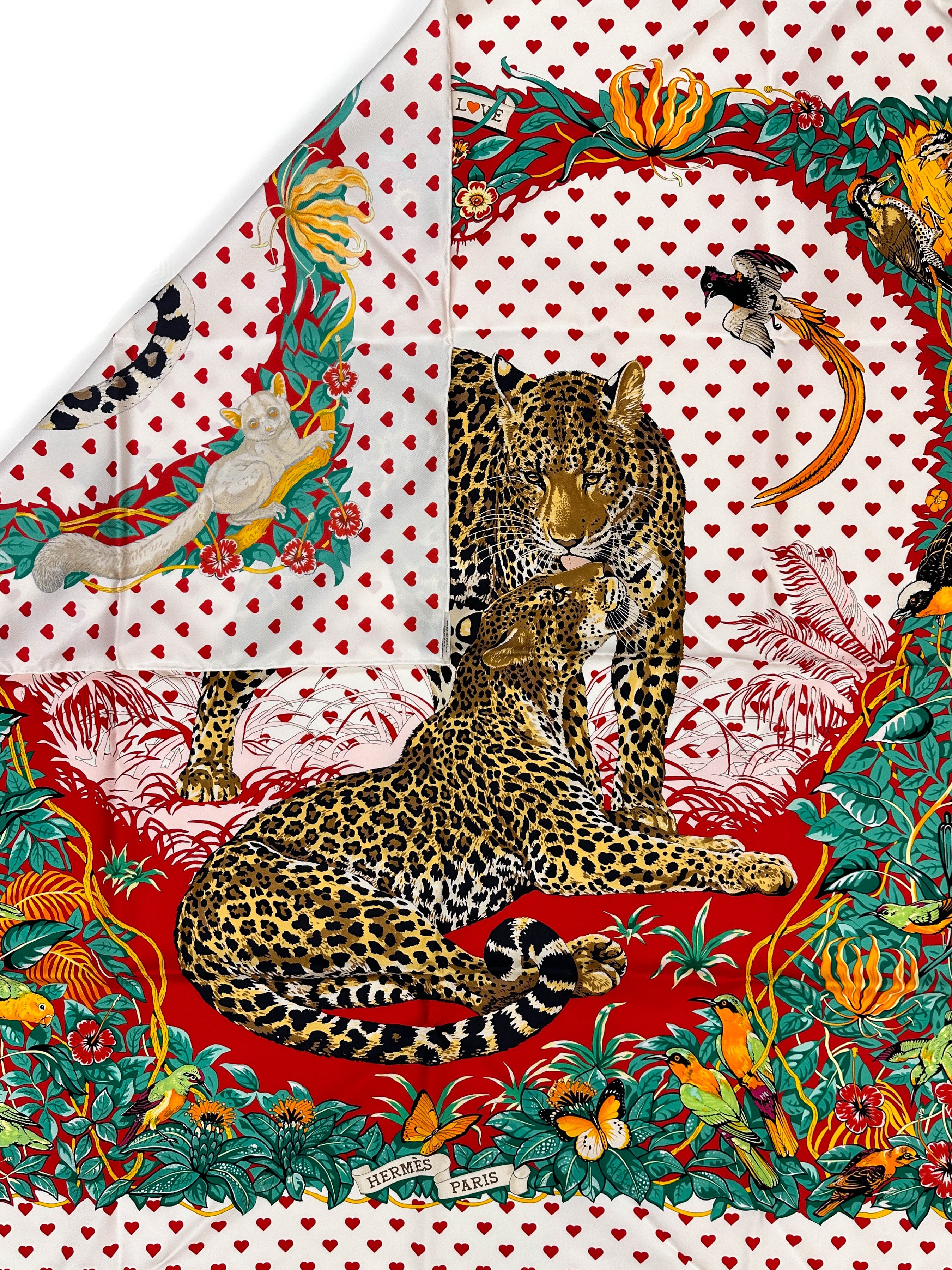 Hermès Jungle Love Love 90