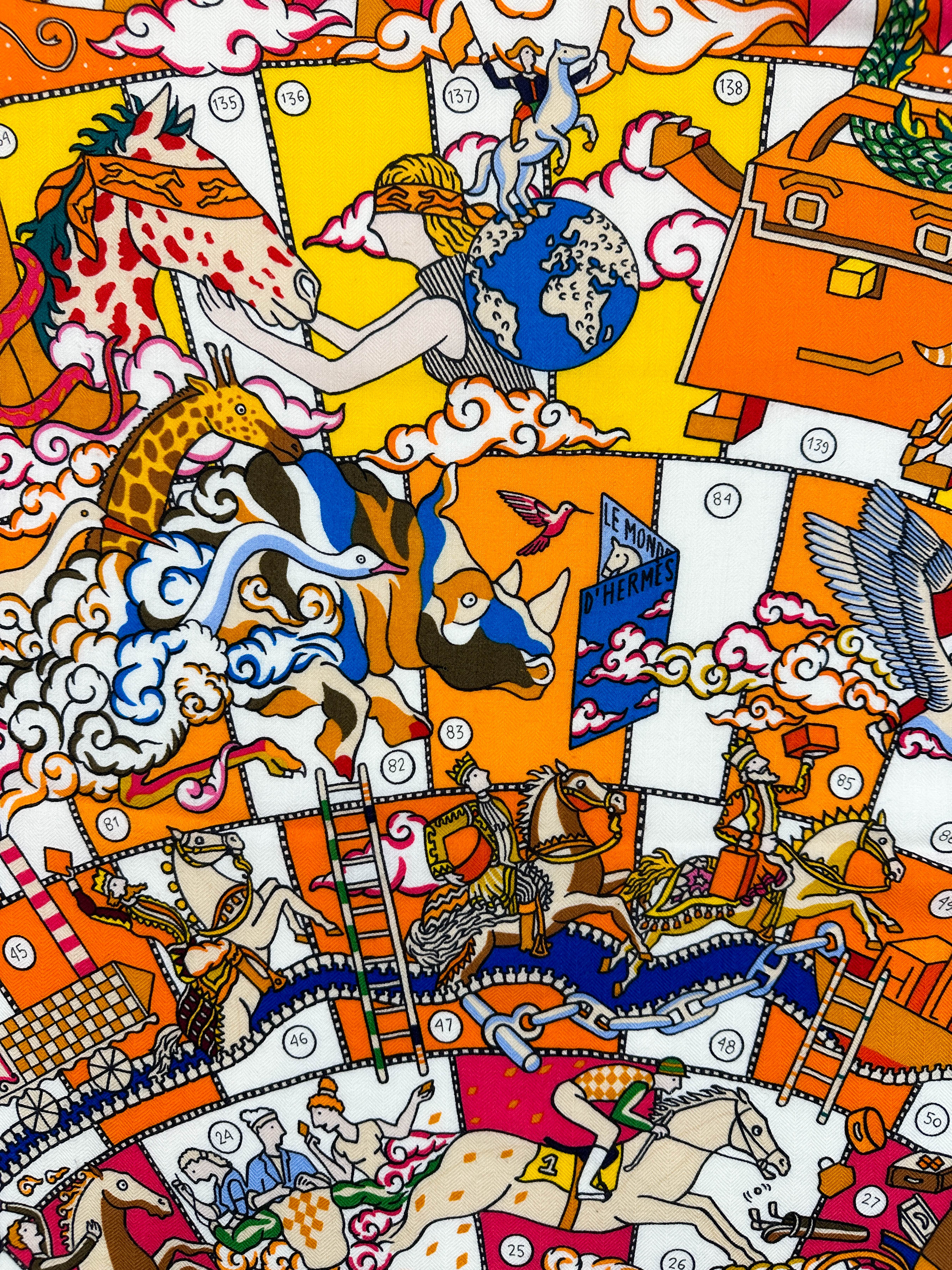 Hermès L’Epopée d’Hermès Cashmere Silk 140
