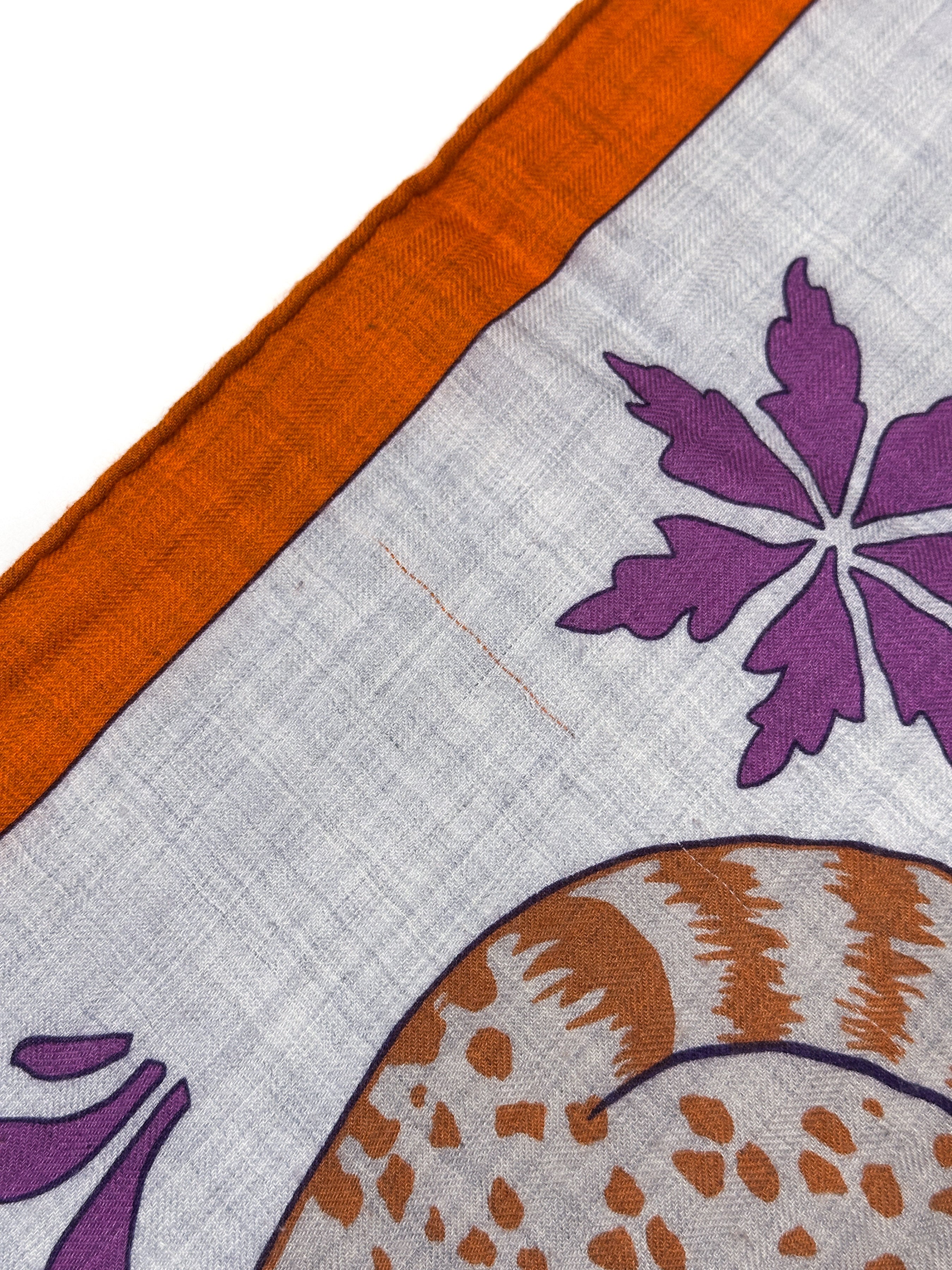 Hermès Les Leopards Cashmere Silk 140