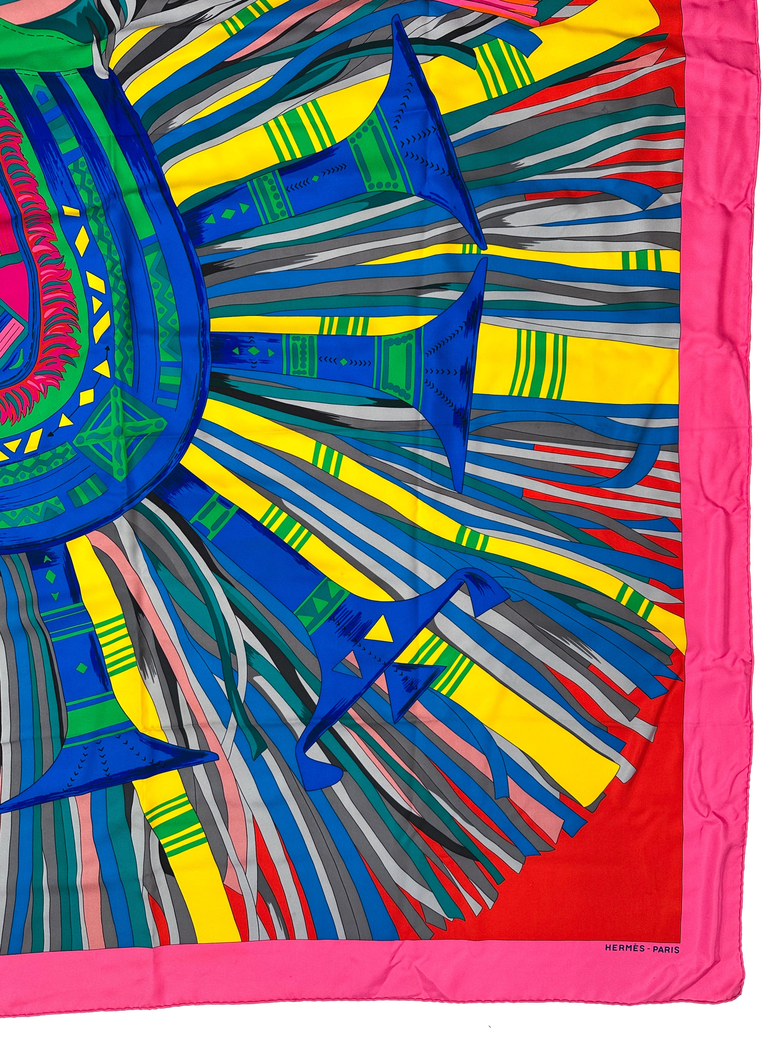 Hermès Cuirs du Désert Detail Silk 140