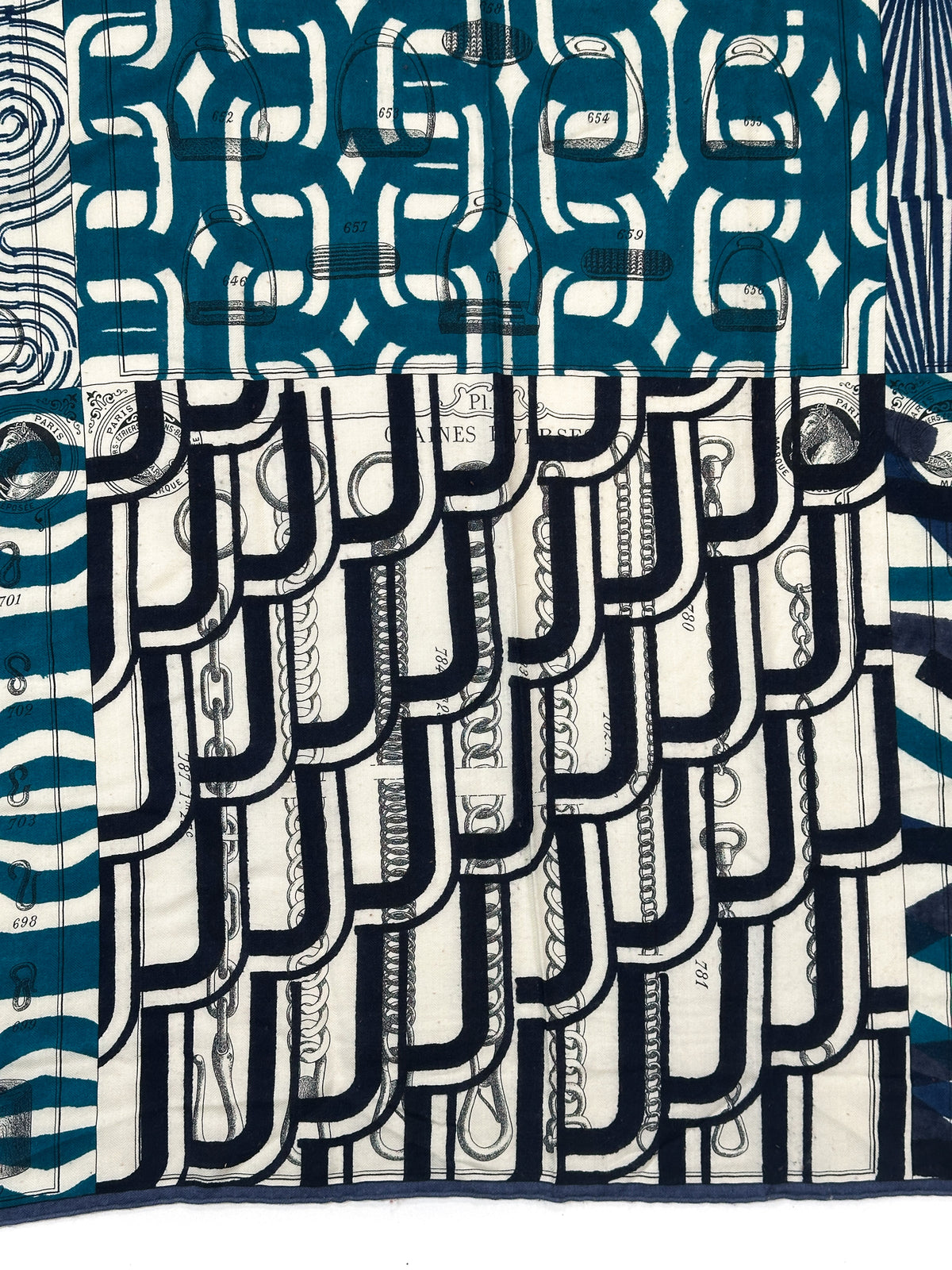 Hermès Manufacture de Boucleries Cashmere Silk 140