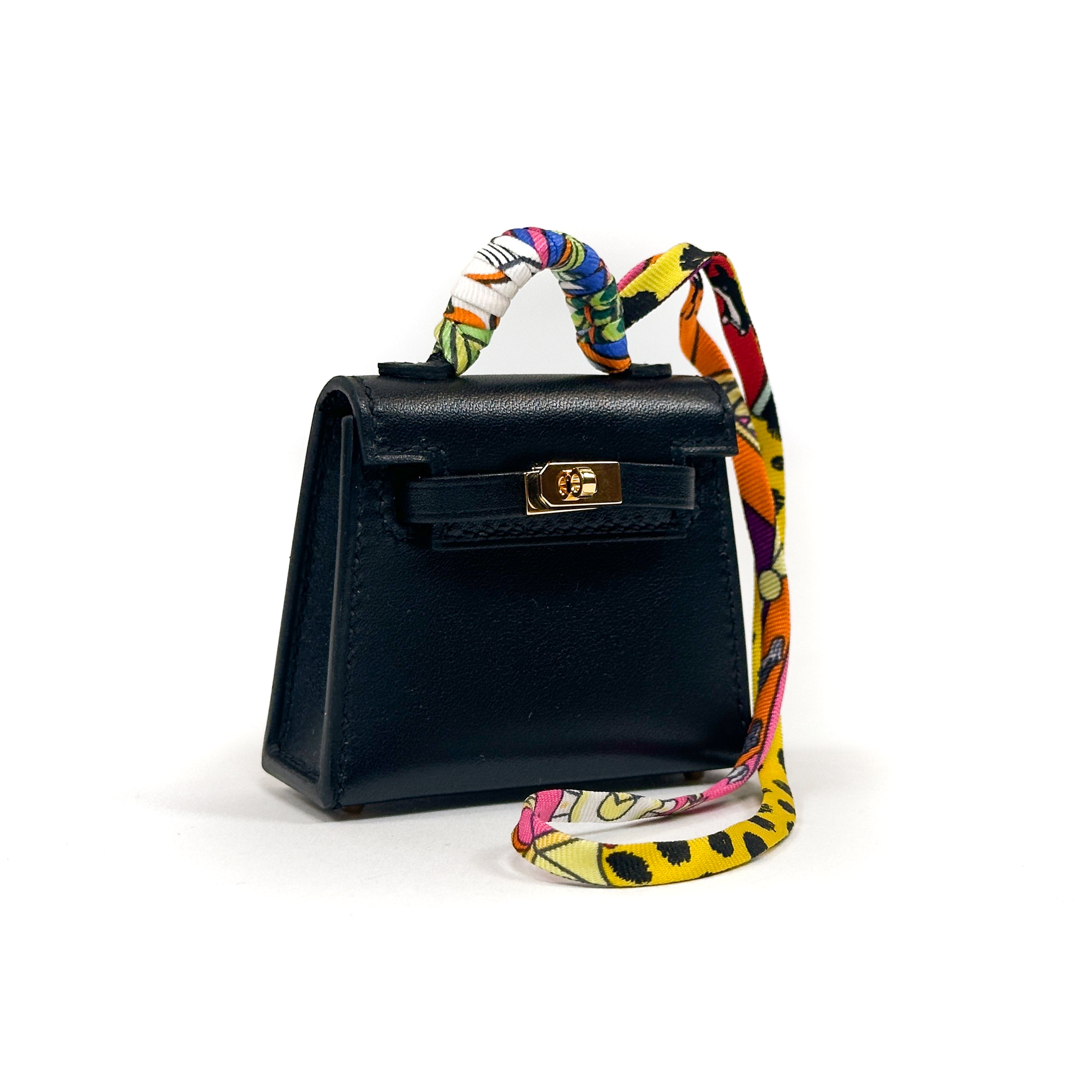Hermès Kelly Twill Micro Mini Kelly Charm