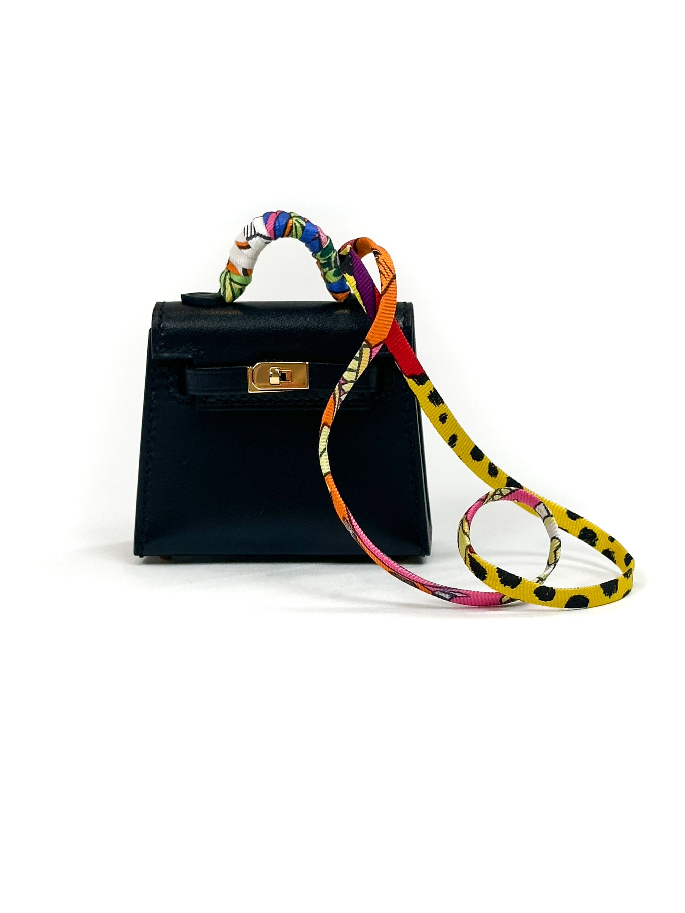 Hermès Kelly Twill Micro Mini Kelly Charm
