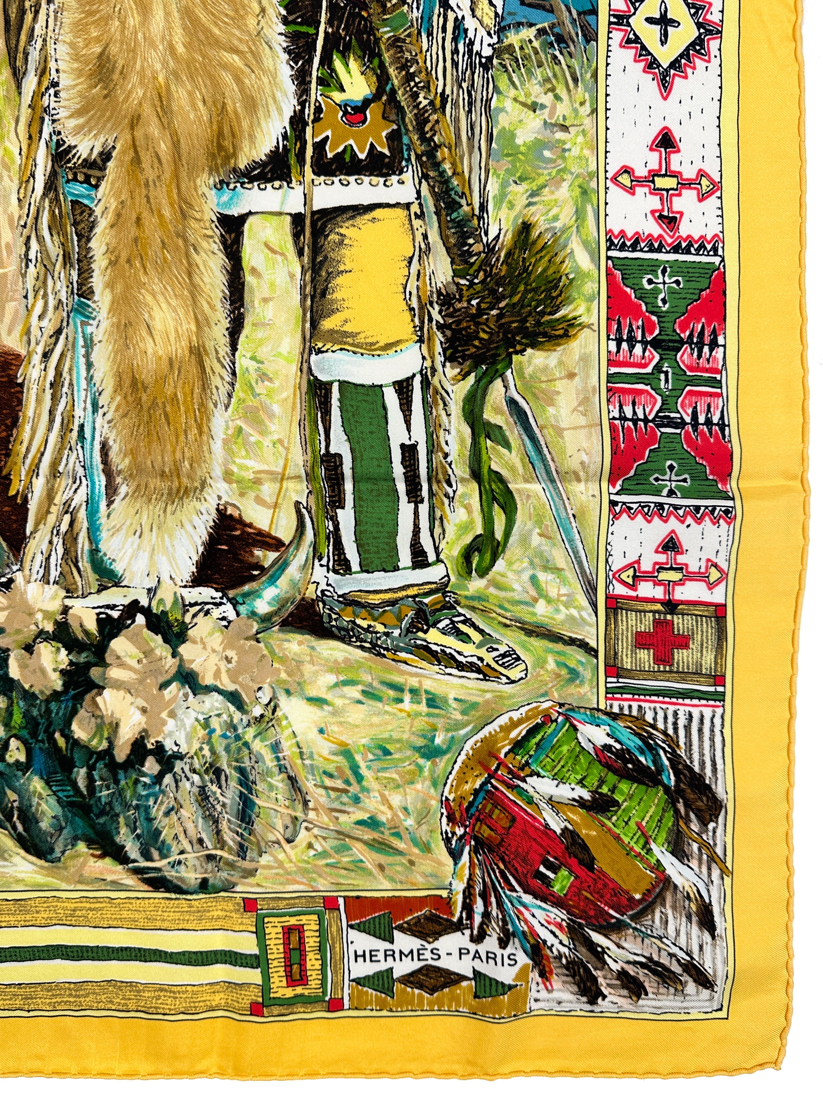 Hermès Les Cheyennes 90