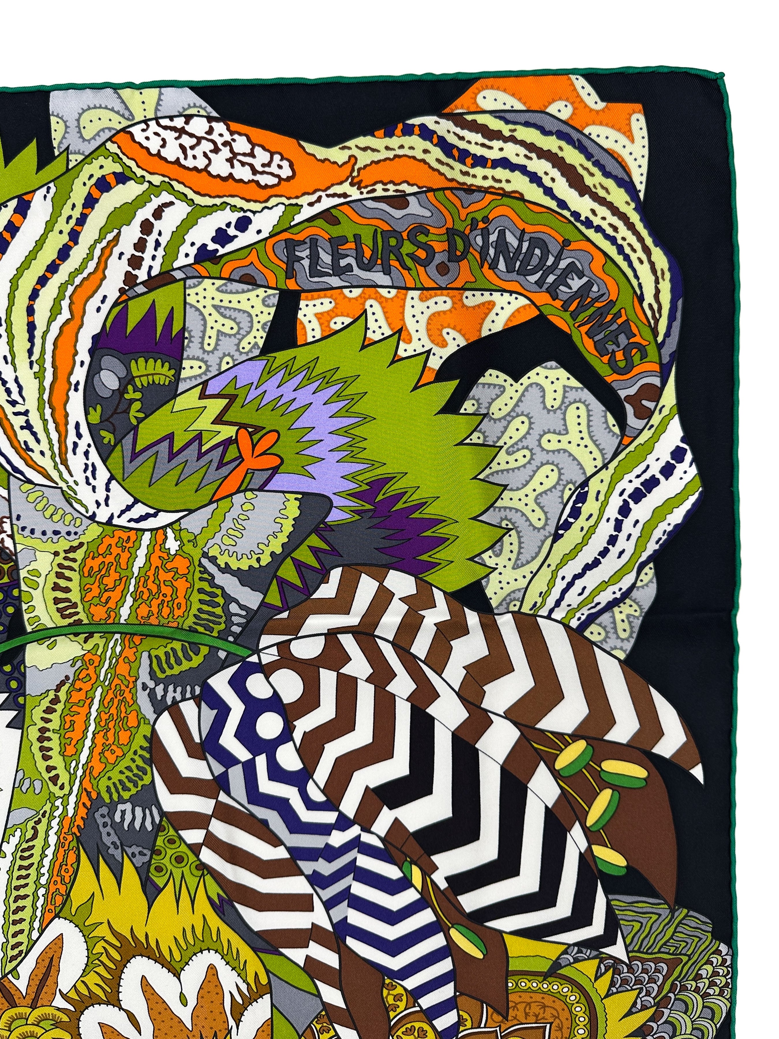 Hermès Fleurs d'Indiennes 90